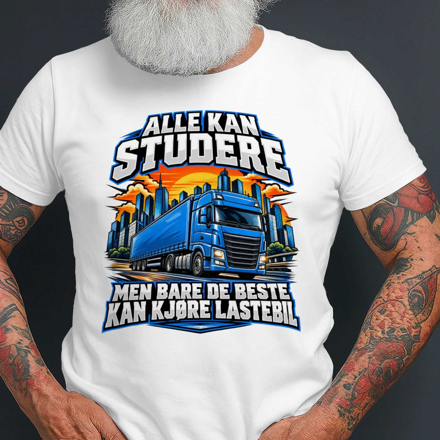 ALLE KAN STUDERE MEN BARE DE BESTE KAN KJØRE LASTEBIL