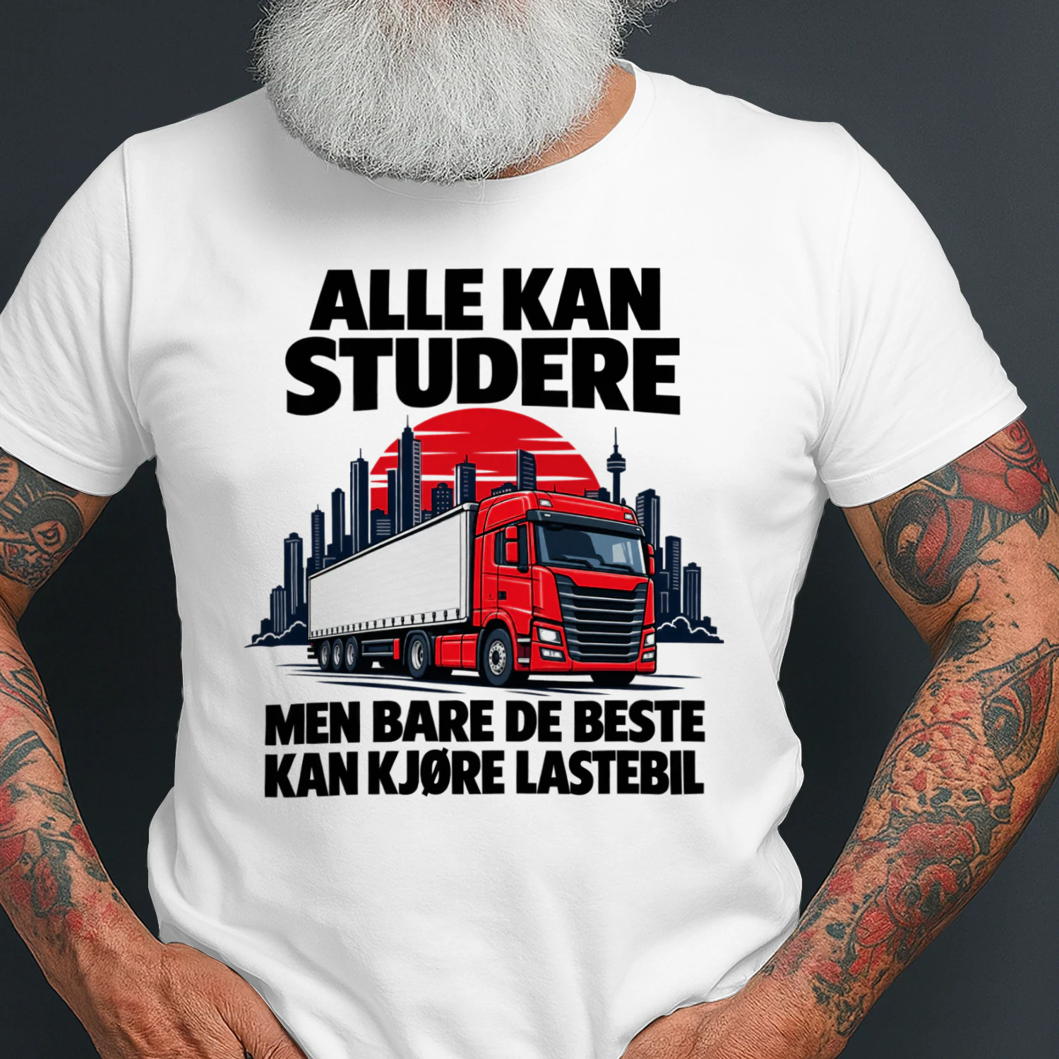 ALLE KAN STUDERE MEN BARE DE BESTE KAN KJØRE LASTEBIL