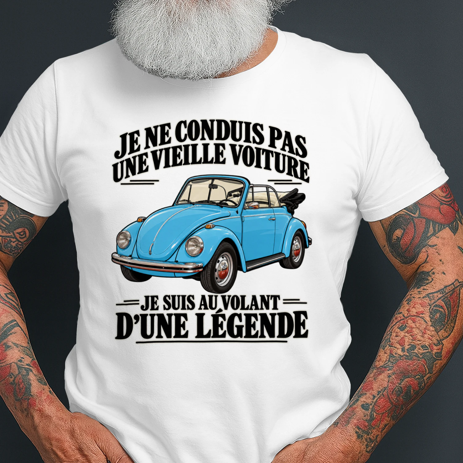 Je ne conduis pas une vieille voiture. Je suis au volant d’une légende