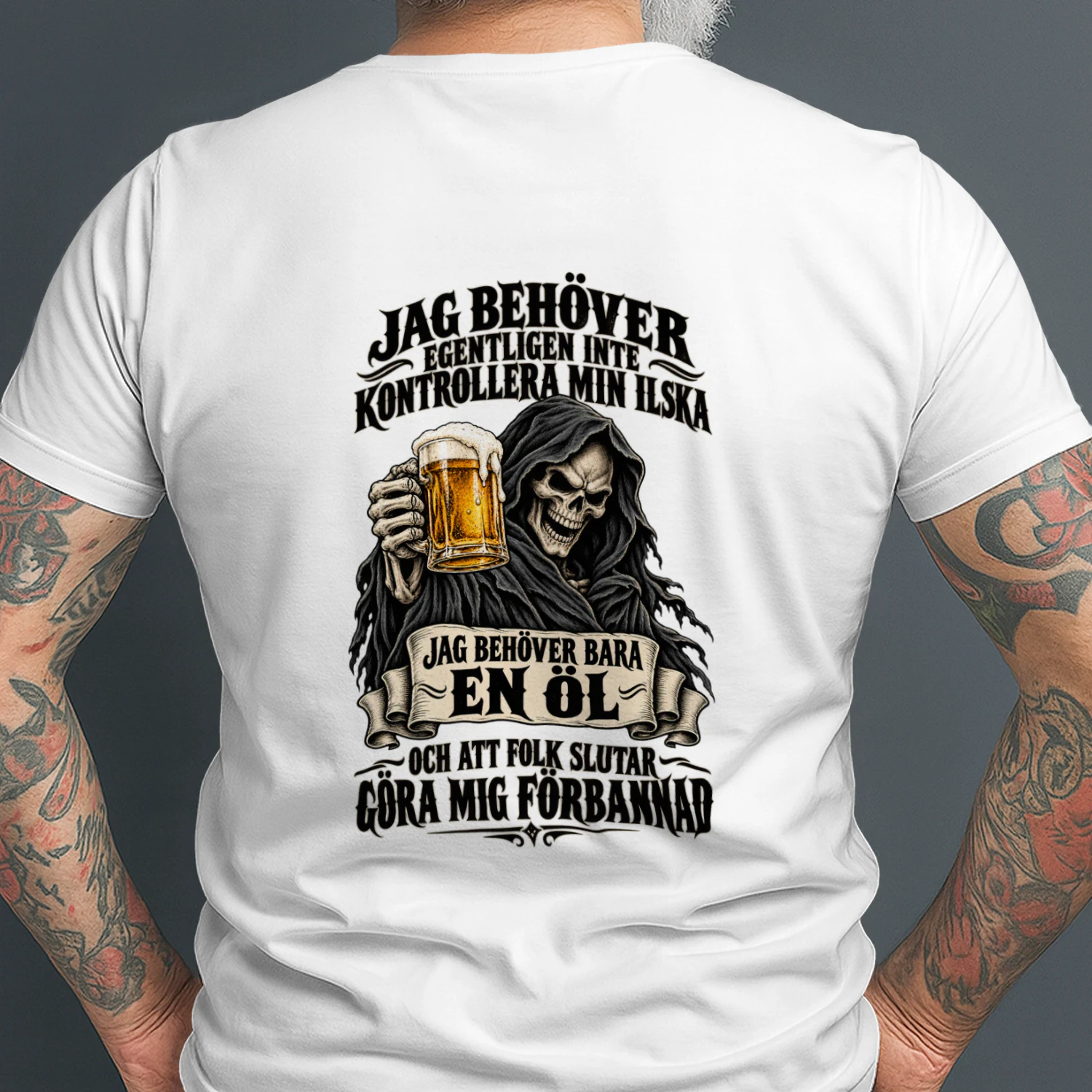 JAG BEHÖVER BARA EN ÖL OCH ATT FOLK SLUTAR GÖRA MIG FÖRBANNAD.