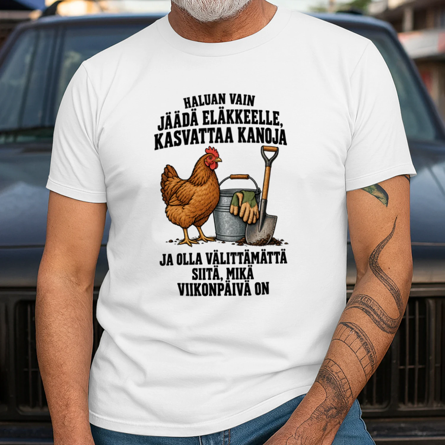 HALUAN VAIN JÄÄDÄ ELÄKKEELLE, KASVATTAA KANOJA JA OLLA VÄLITTÄMÄTTÄ SIITÄ, MIKÄ VIIKONPÄIVÄ ON