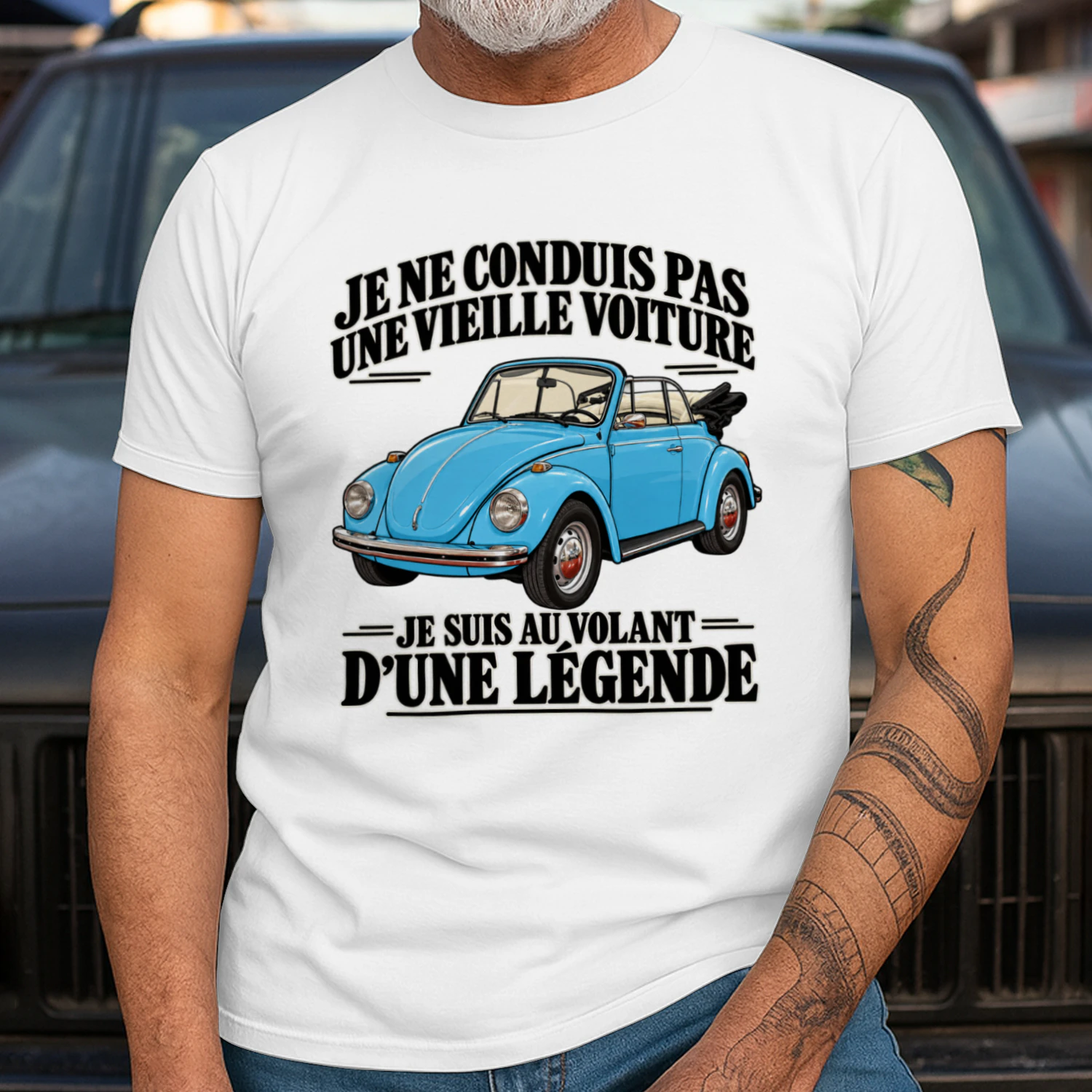 Je ne conduis pas une vieille voiture. Je suis au volant d’une légende
