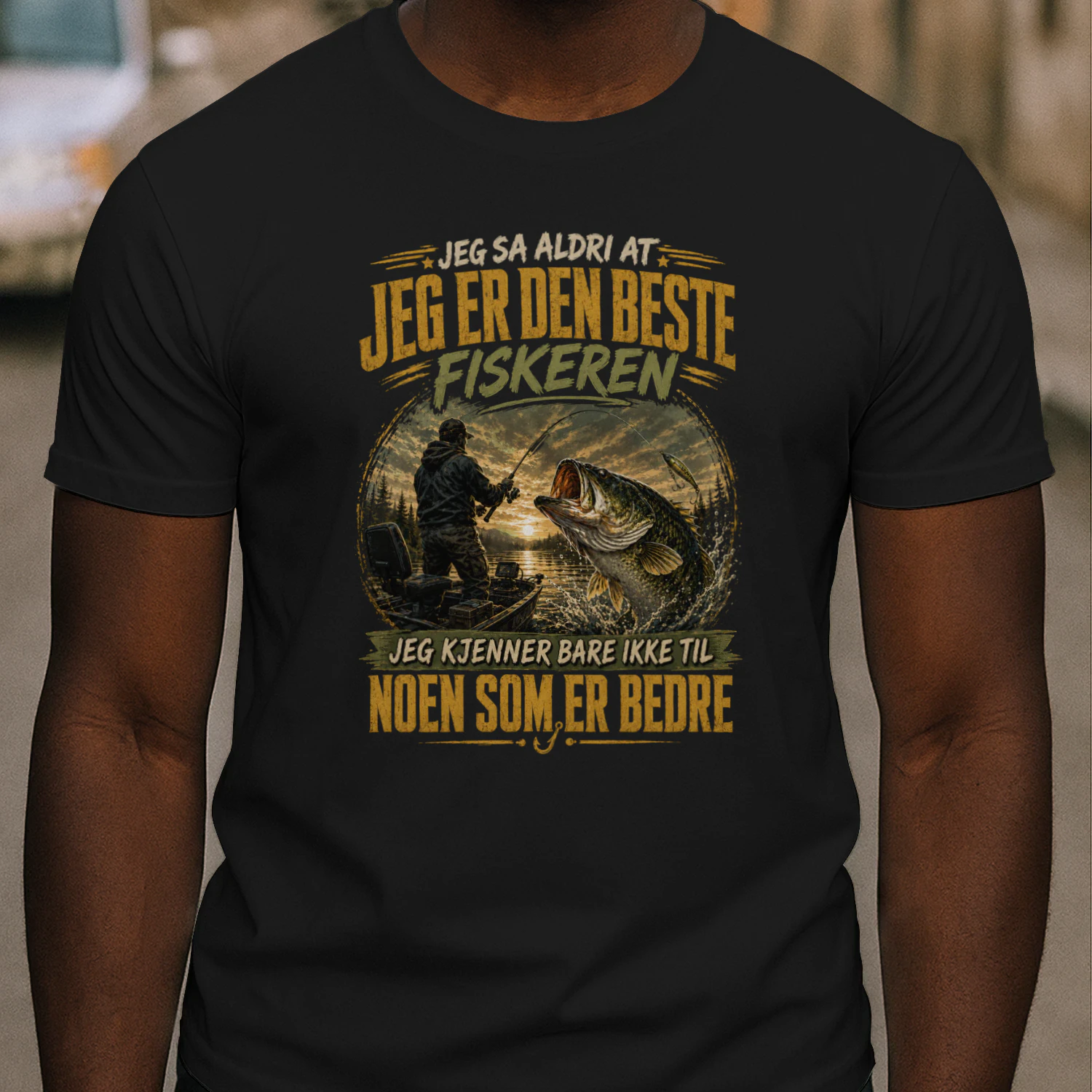 JEG SA ALDRI AT JEG ER DEN BESTE FISKEREN.