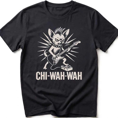 Chihuahua Rock Star Dog Lover T-Shirt