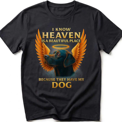 I Know Heaven Is a Beautiful Place Because They Have My Dog