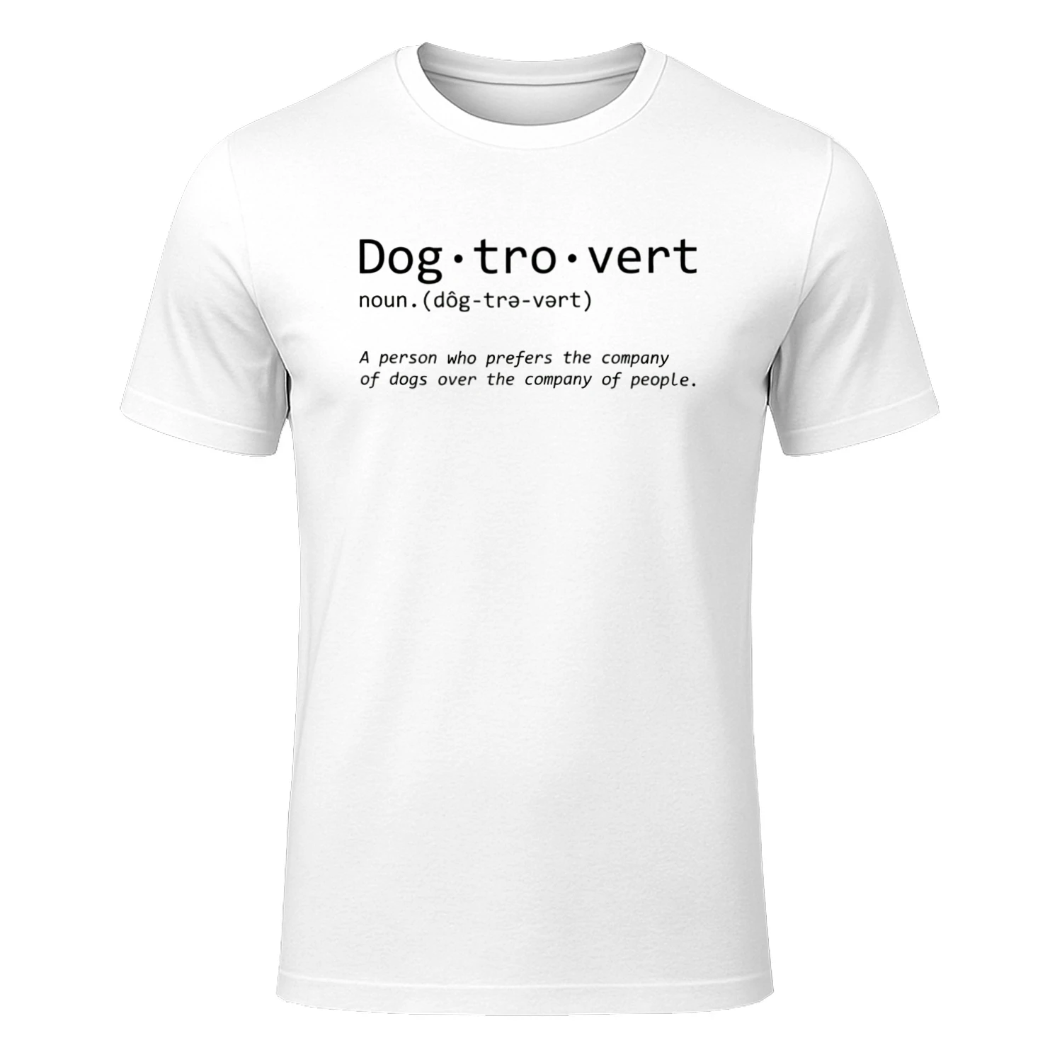 Dog-tro-vert Funny Dog Lover T-Shirt
