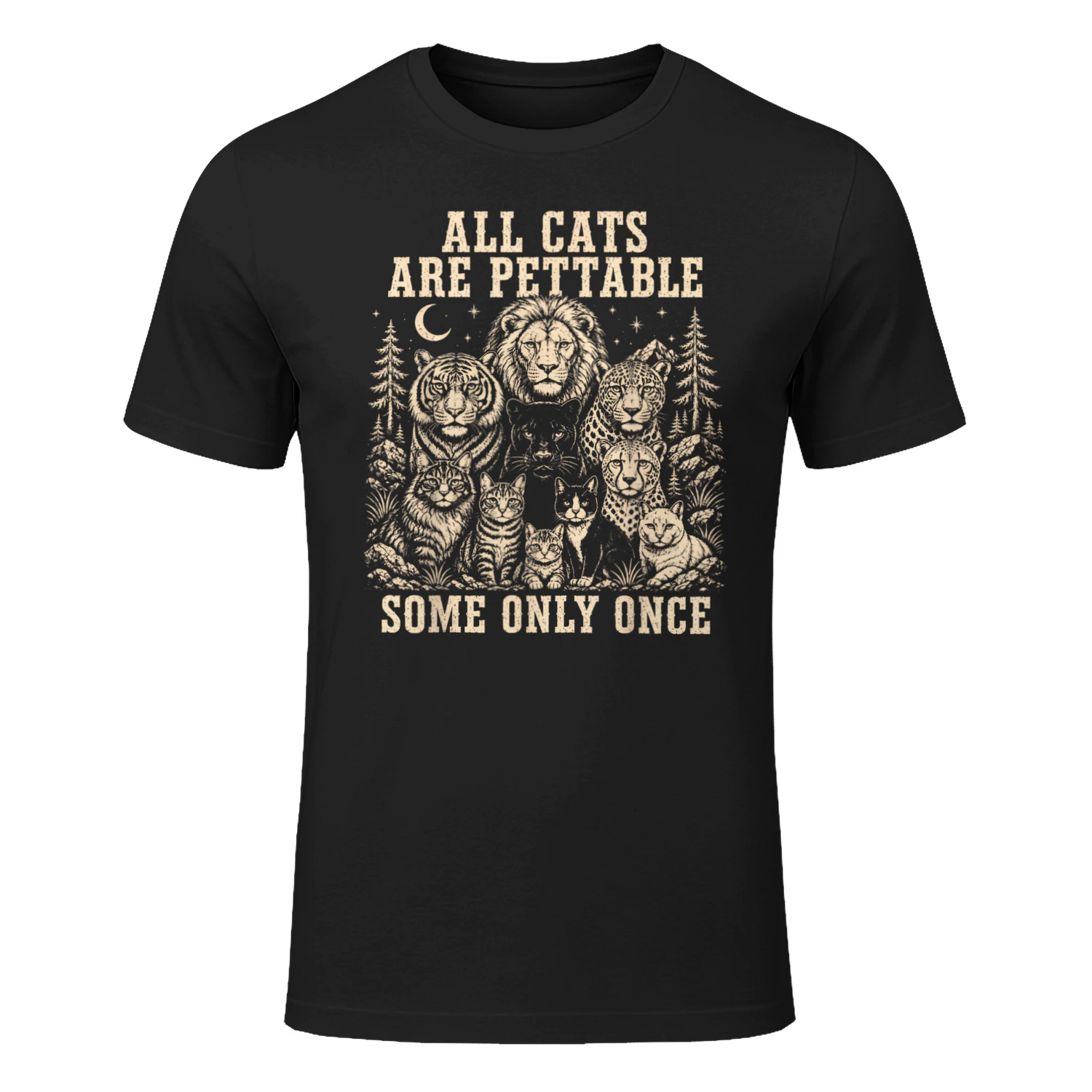 All Cats Are Pettable Some Once Cat Lover Funny 