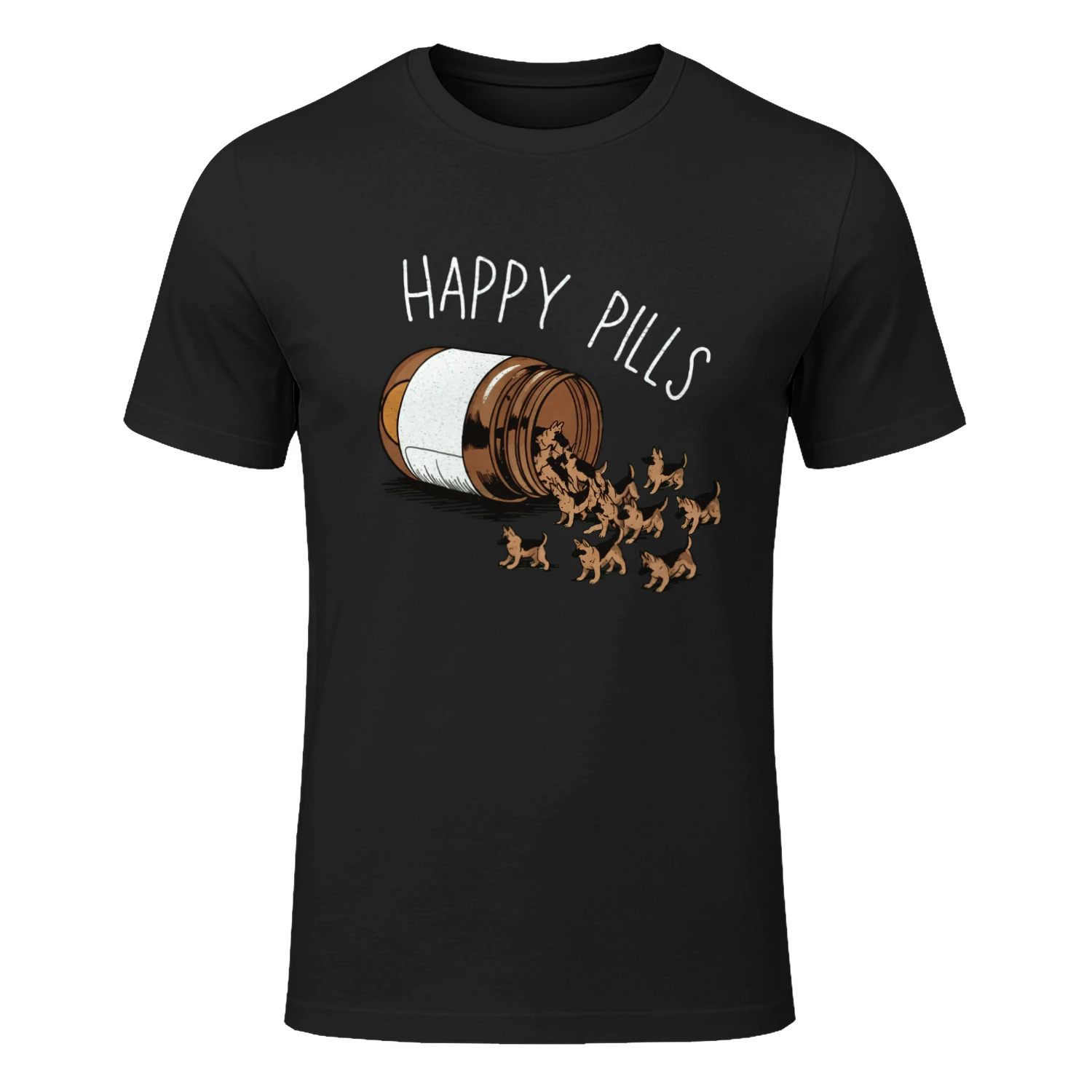 Happy Pills Funny Dog Lover T-Shirt