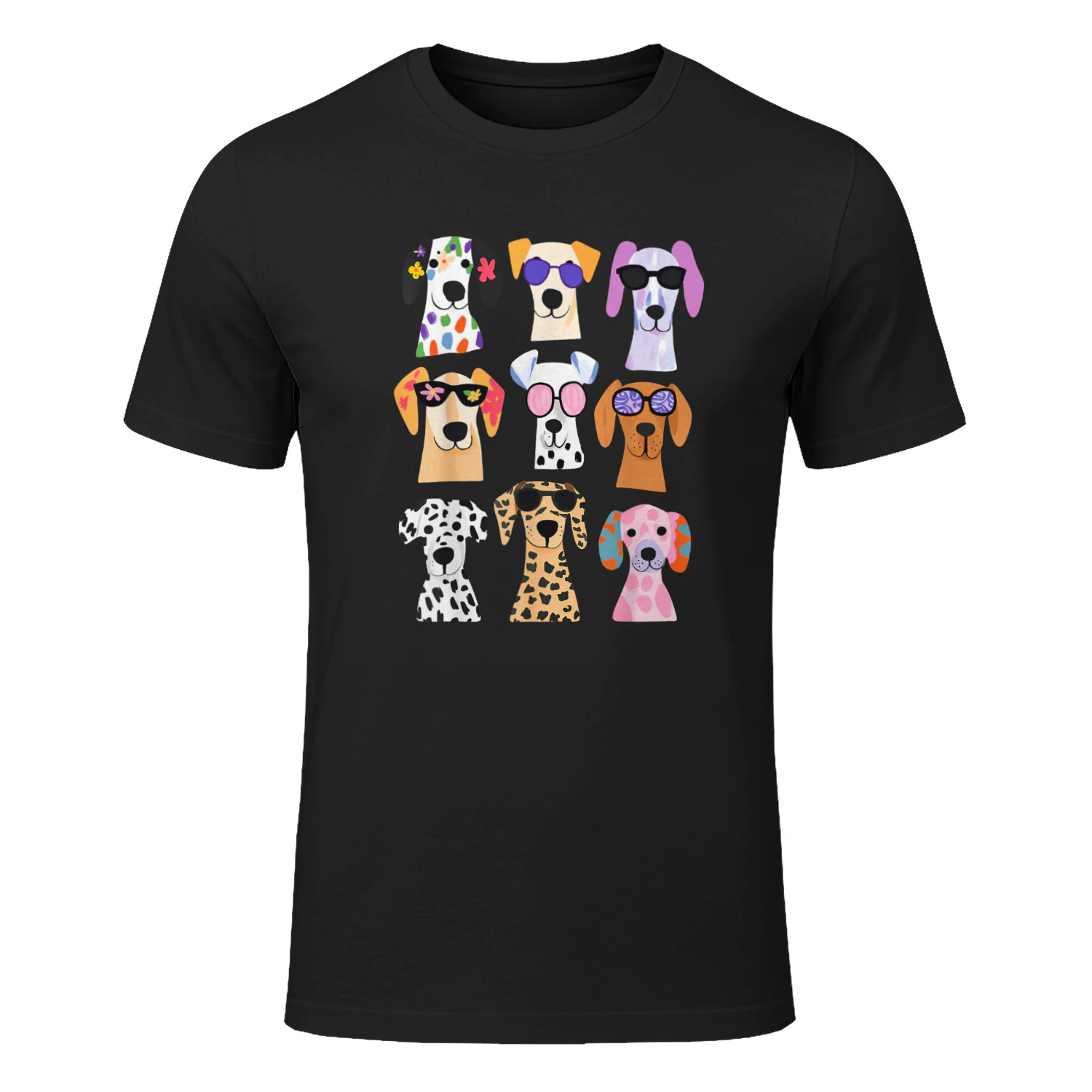 Cute Colorful Dog Breed Lover T-Shirt