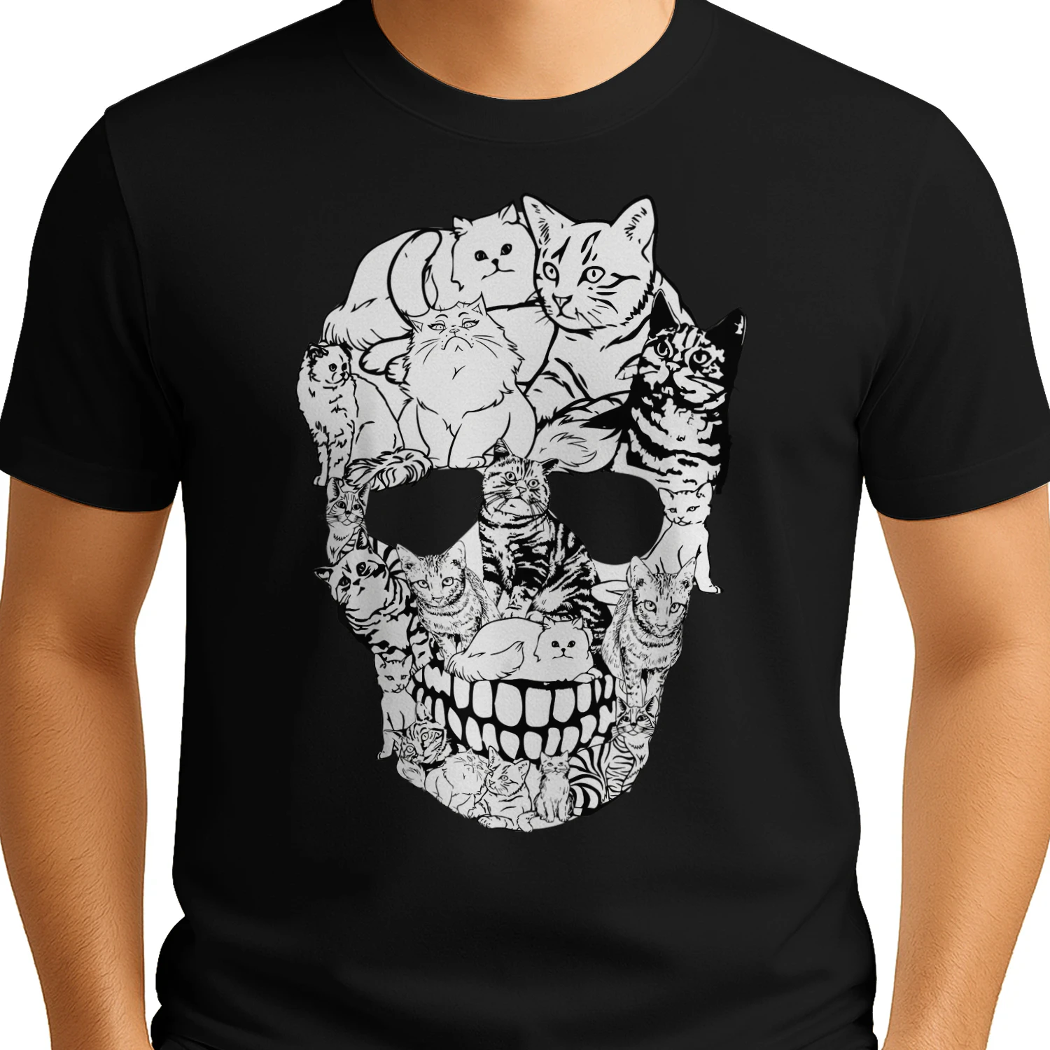 Cat Skull Memento Mori Funny