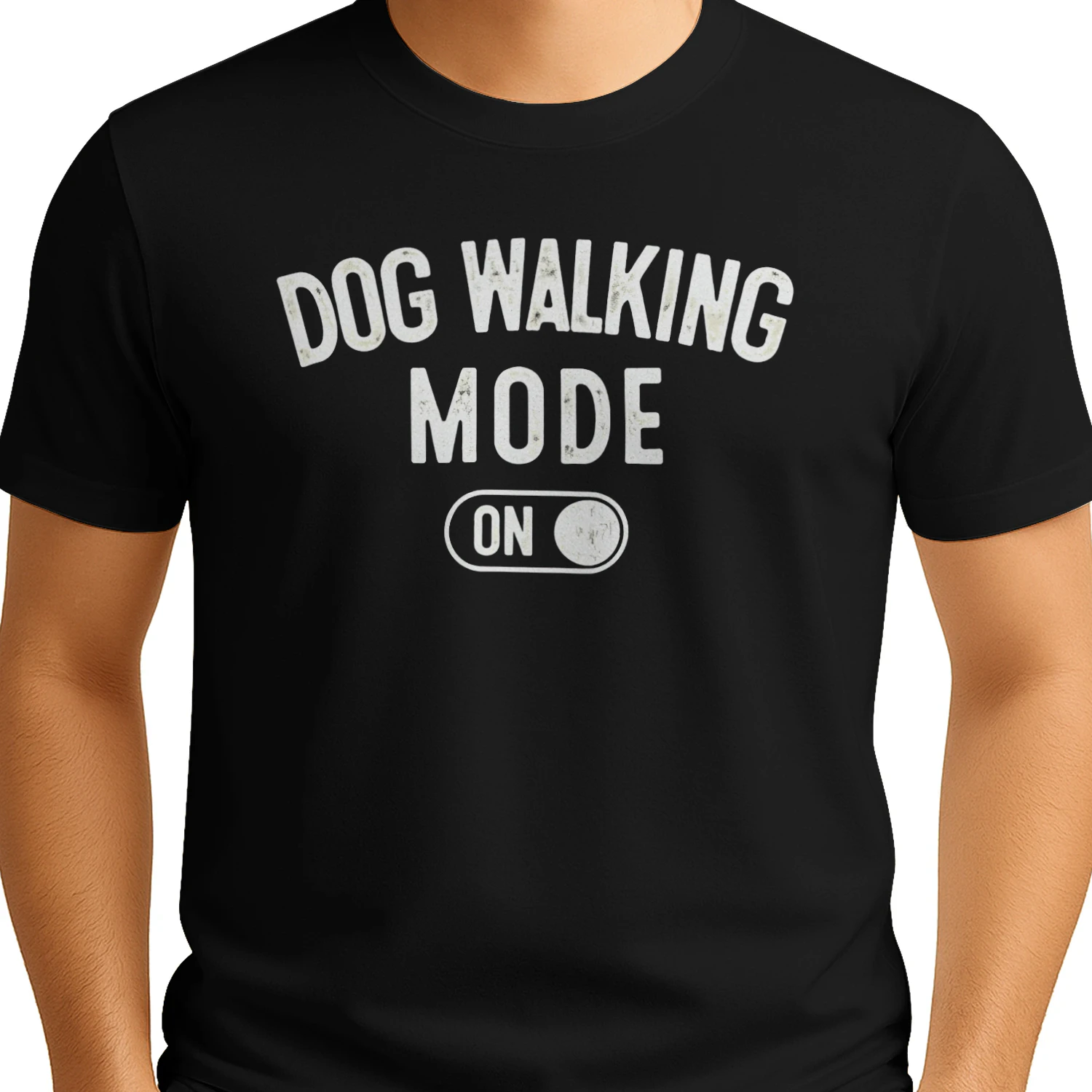 Dog Walking Mode On Funny Dog Lover T-Shirt