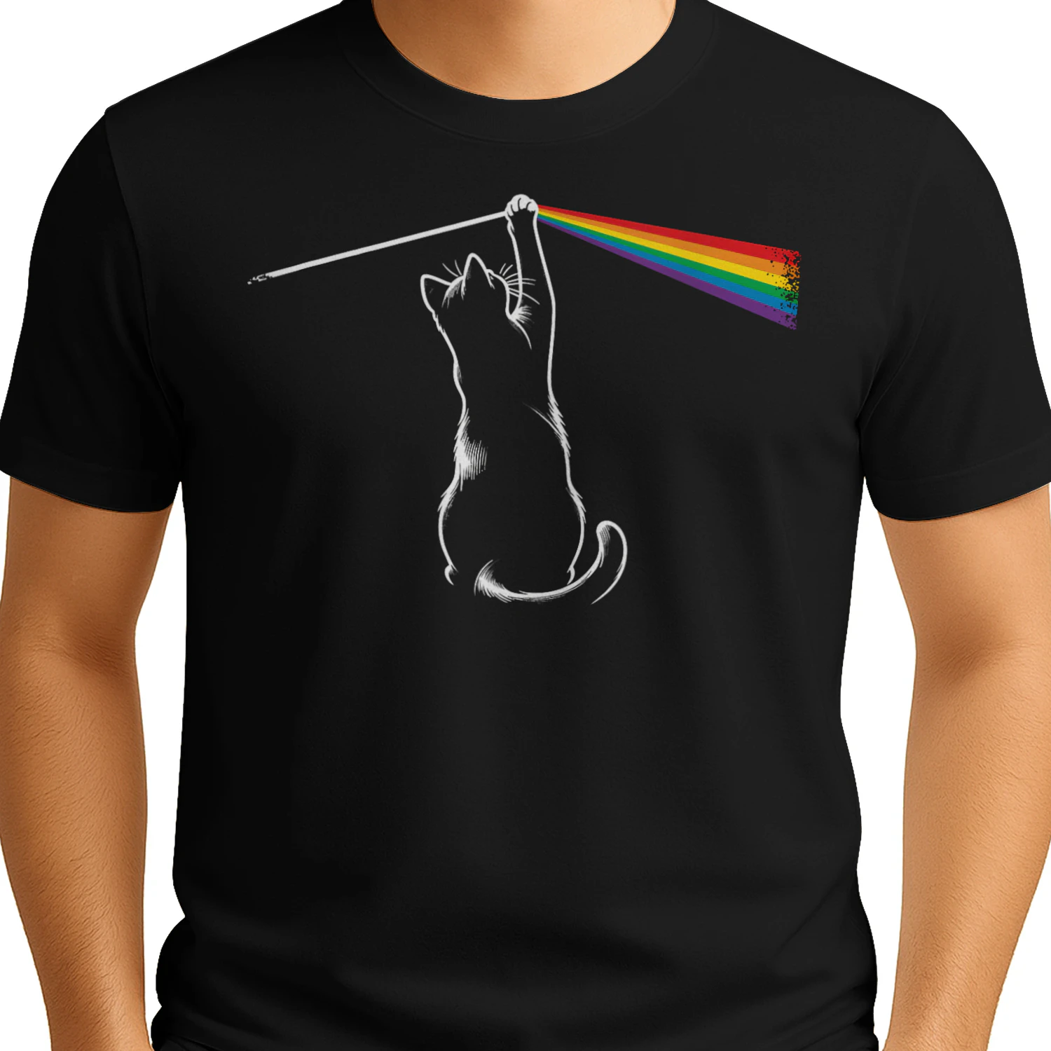 Cat Rainbow Prism Cat Lover