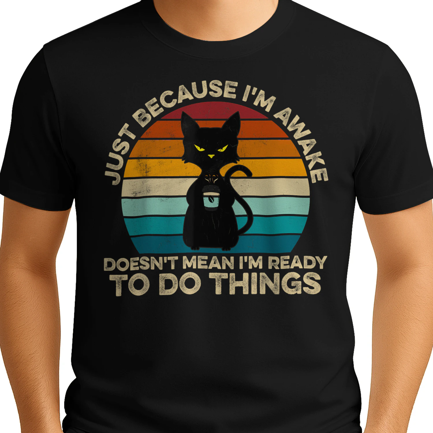 Im Not Awake Doesnt Have Time To Do Things Black