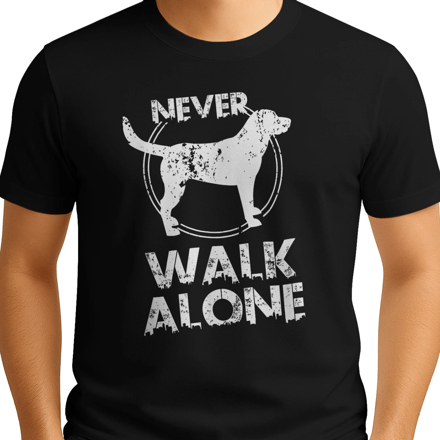 Never Walk Alone Dog Lover T-Shirt