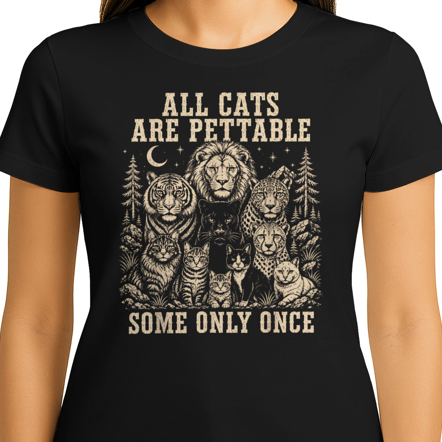 All Cats Are Pettable Some Once Cat Lover Funny 
