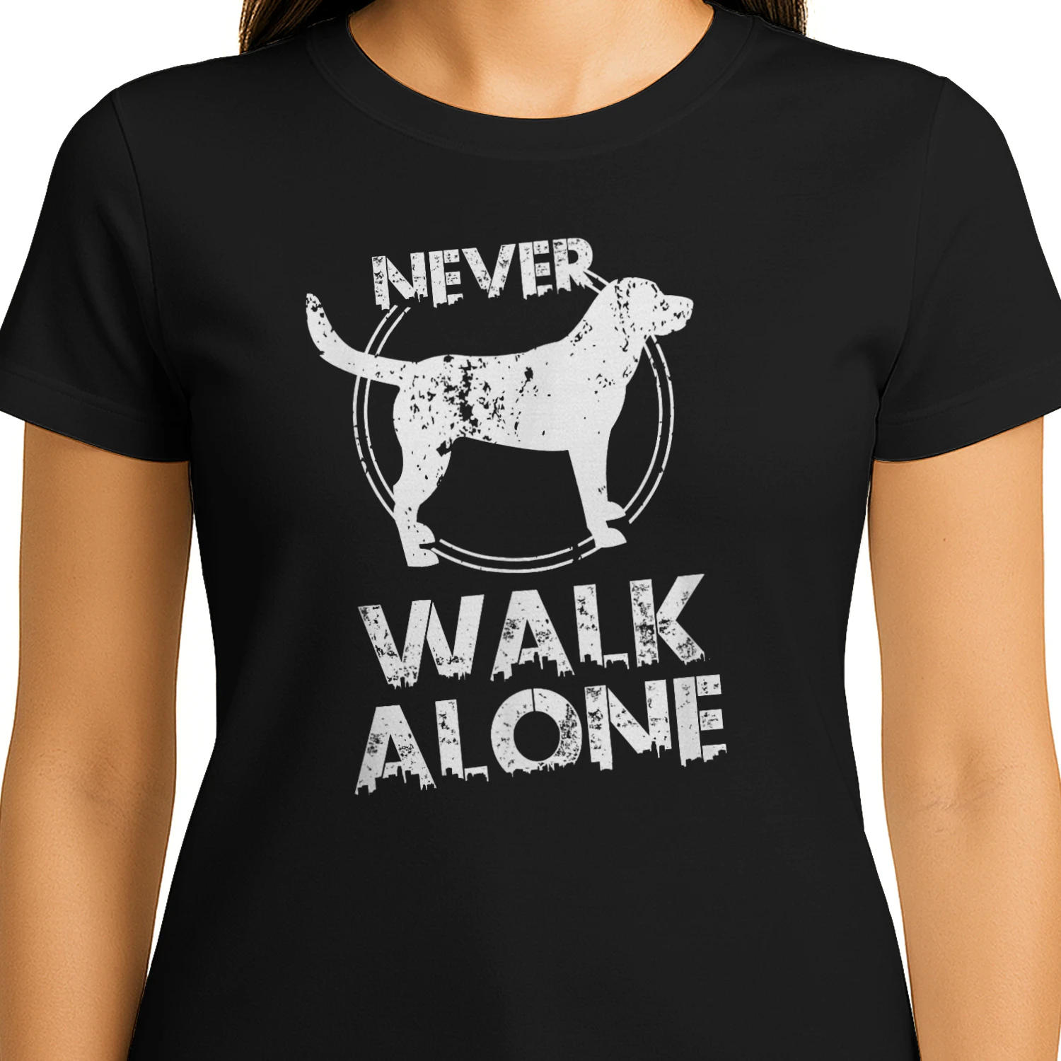 Never Walk Alone Dog Lover T-Shirt