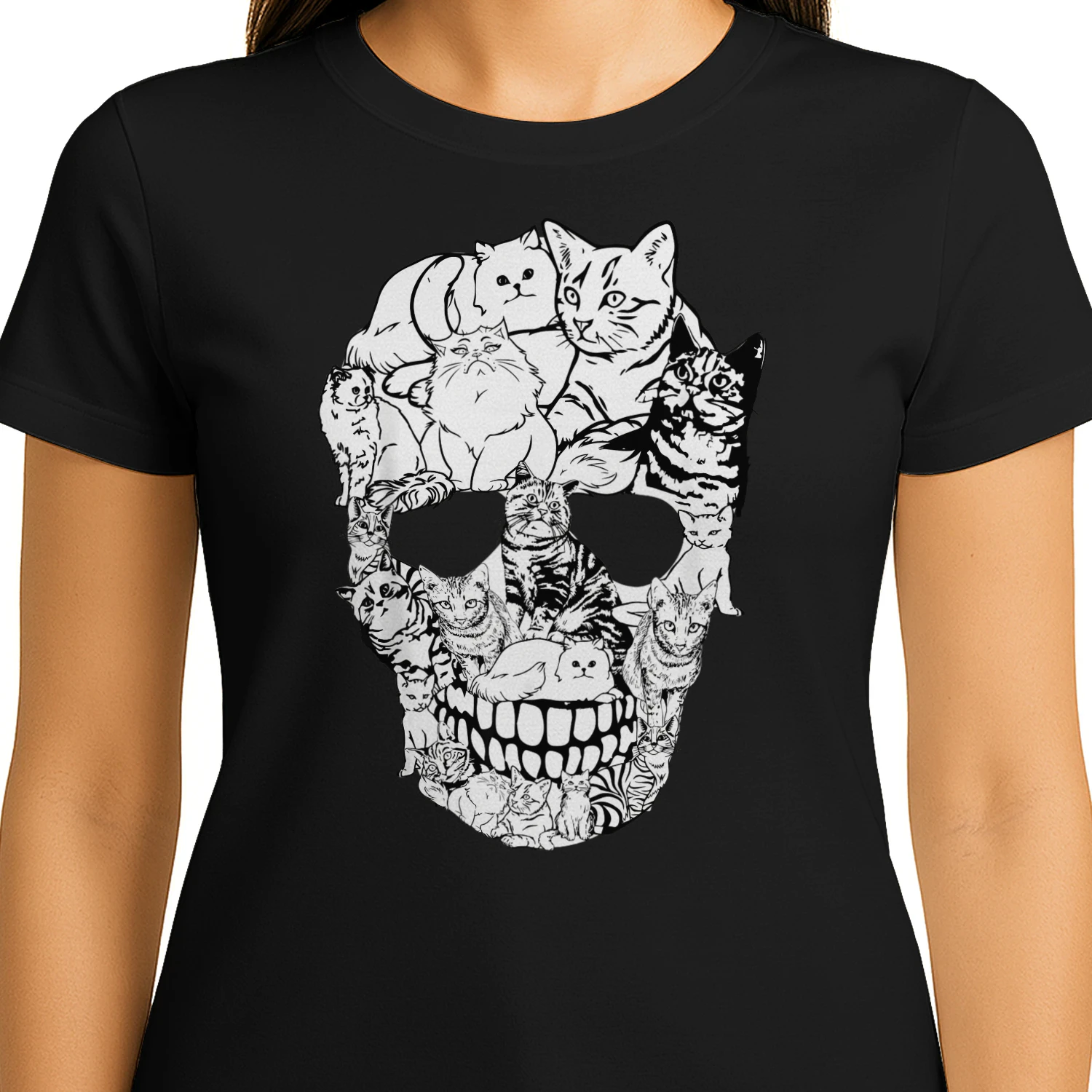 Cat Skull Memento Mori Funny