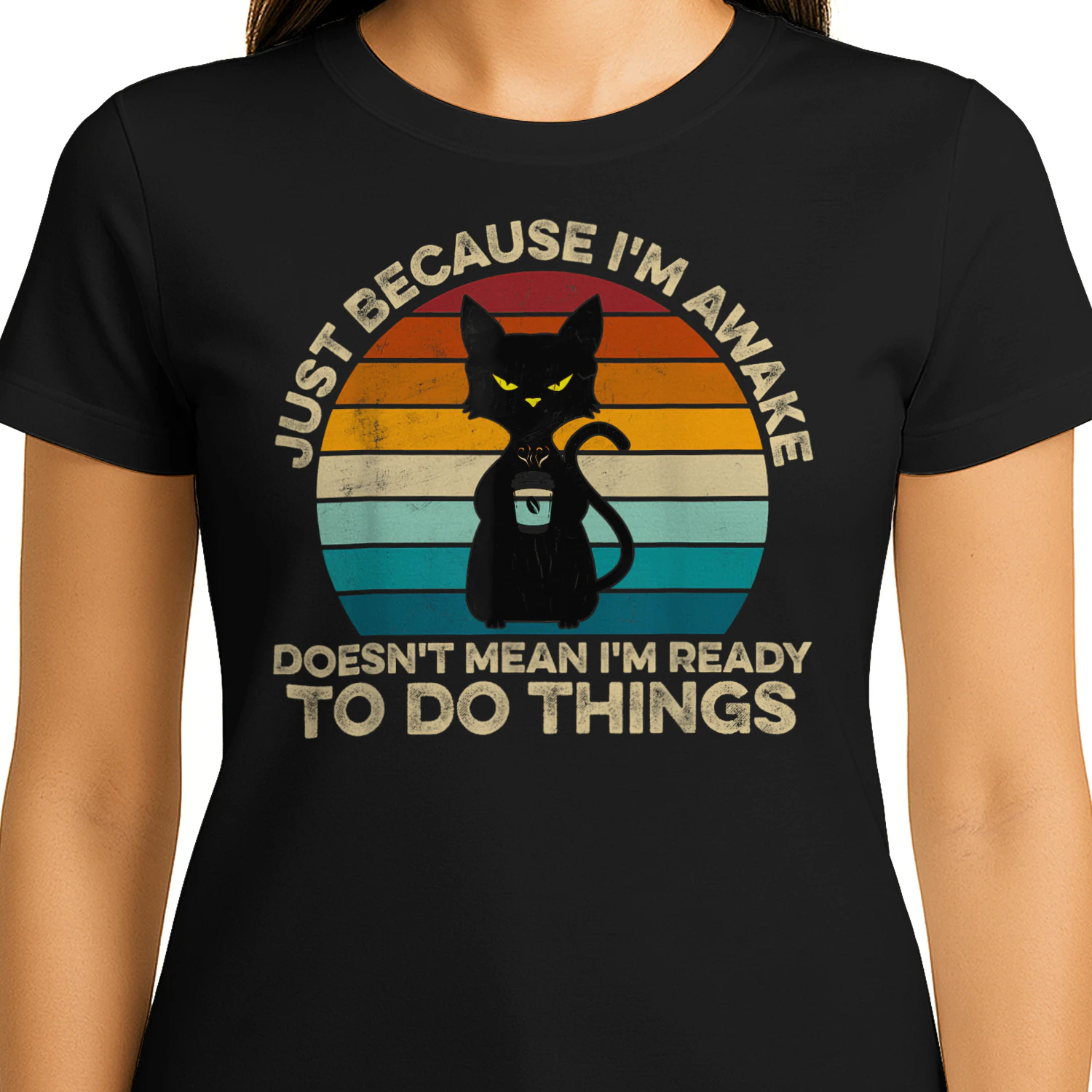 Im Not Awake Doesnt Have Time To Do Things Black