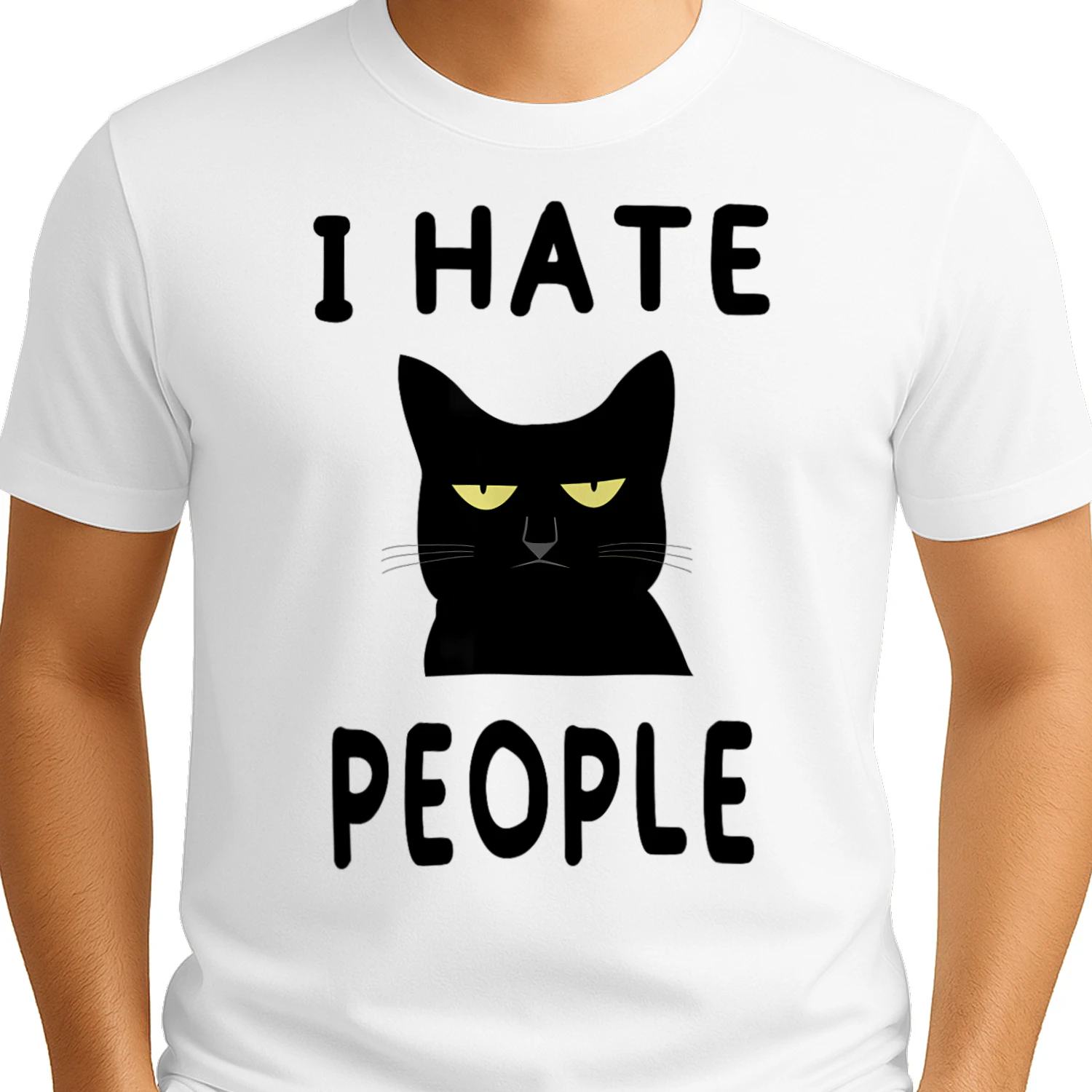 I hate people funny cat lover