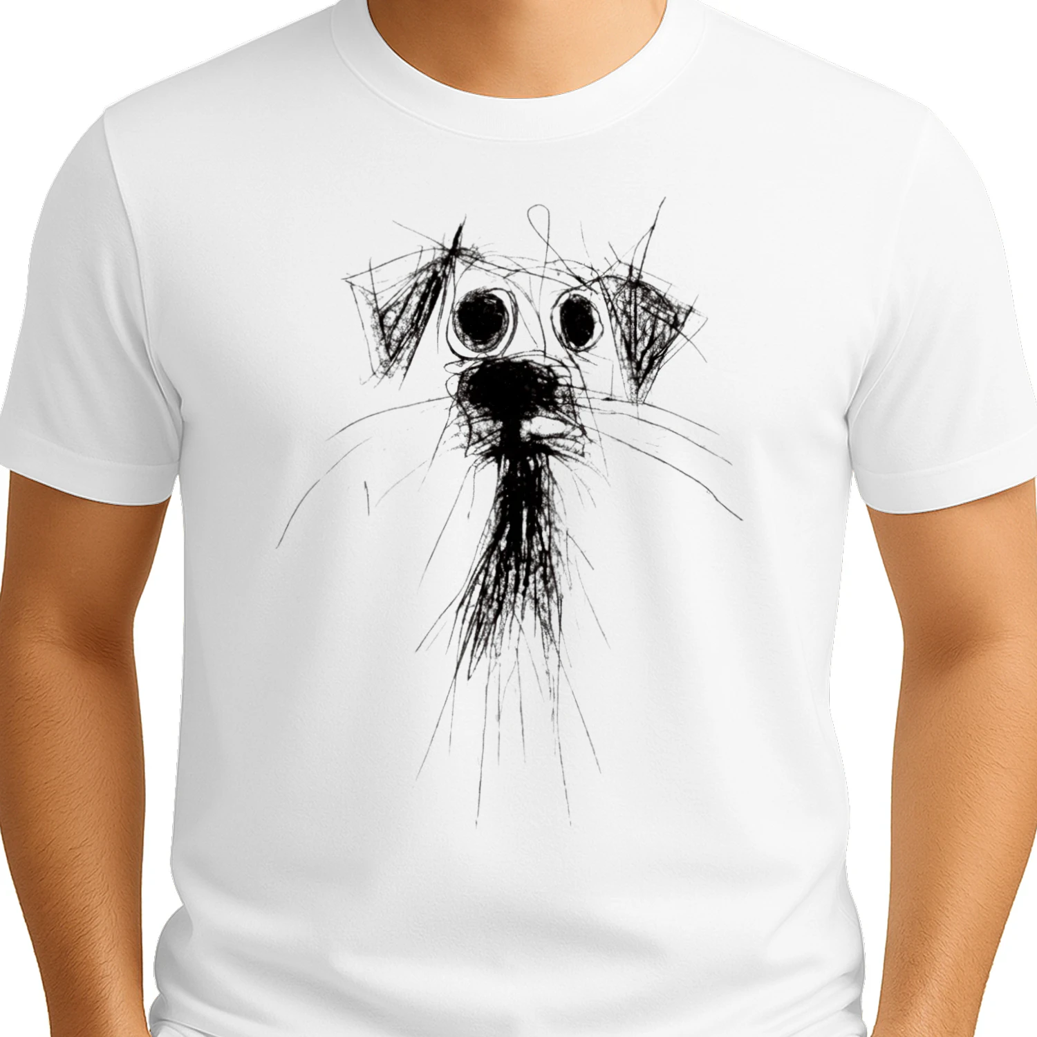 Funny Scruffy Dog Lover T-shirt
