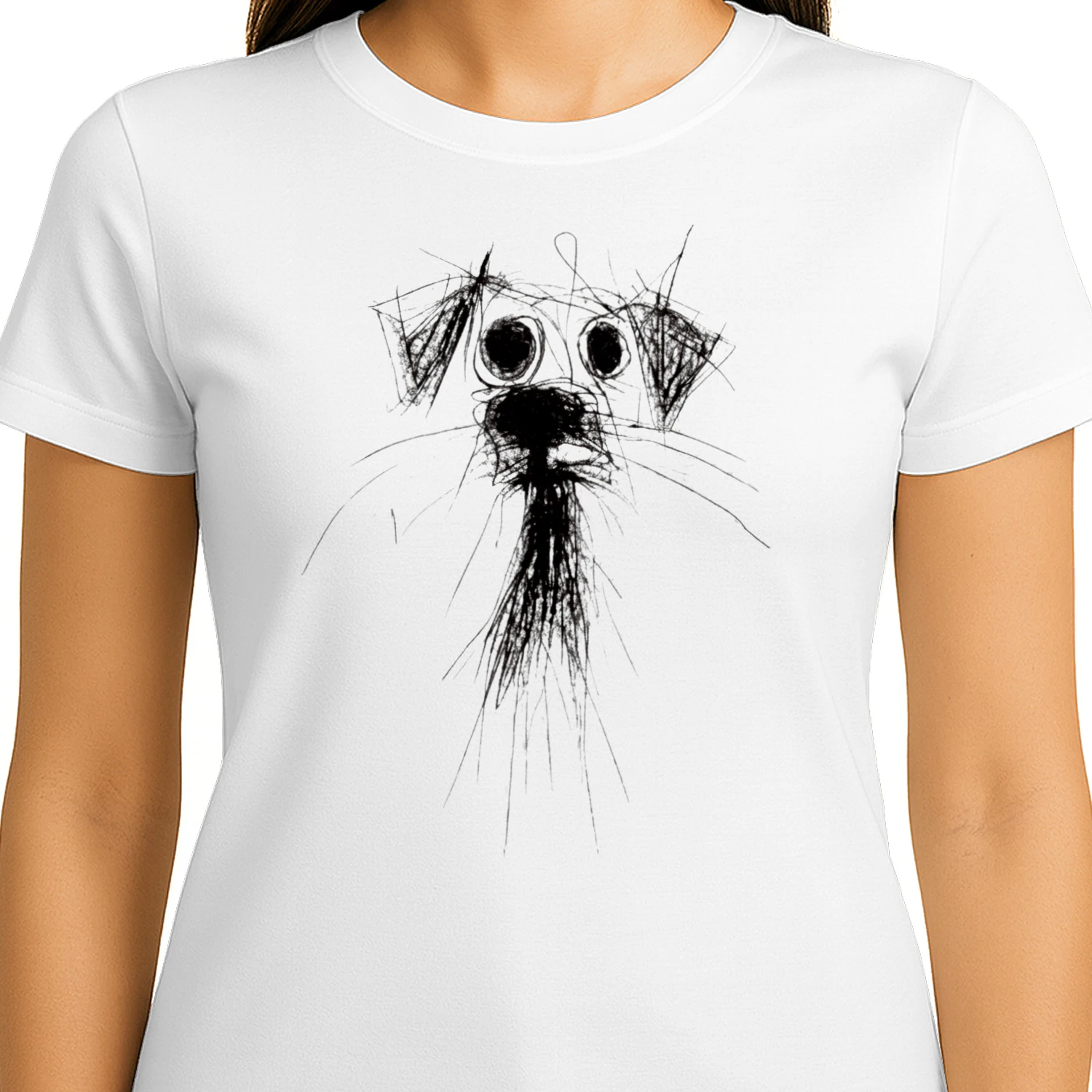 Funny Scruffy Dog Lover T-shirt