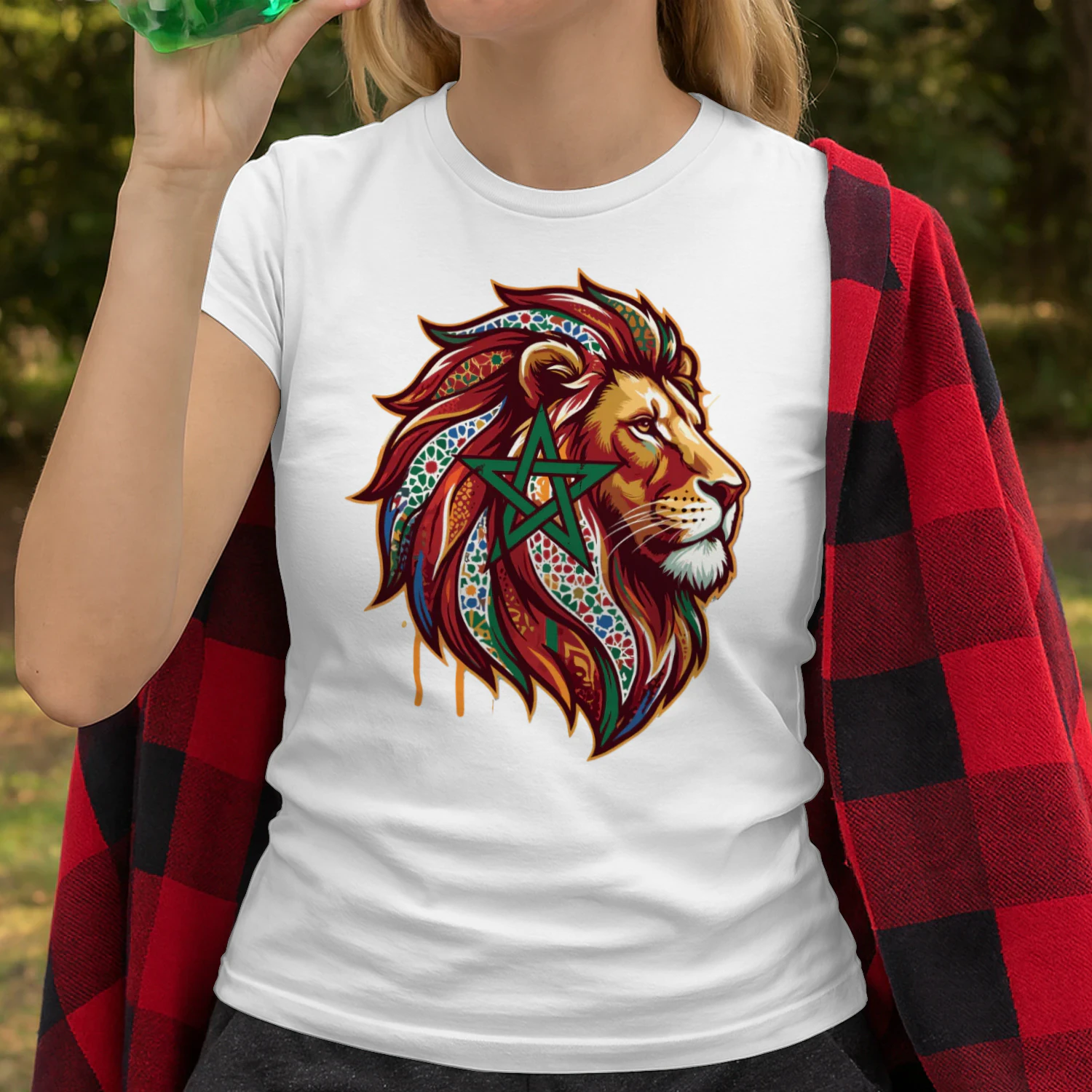  lion head moroccan zellige star