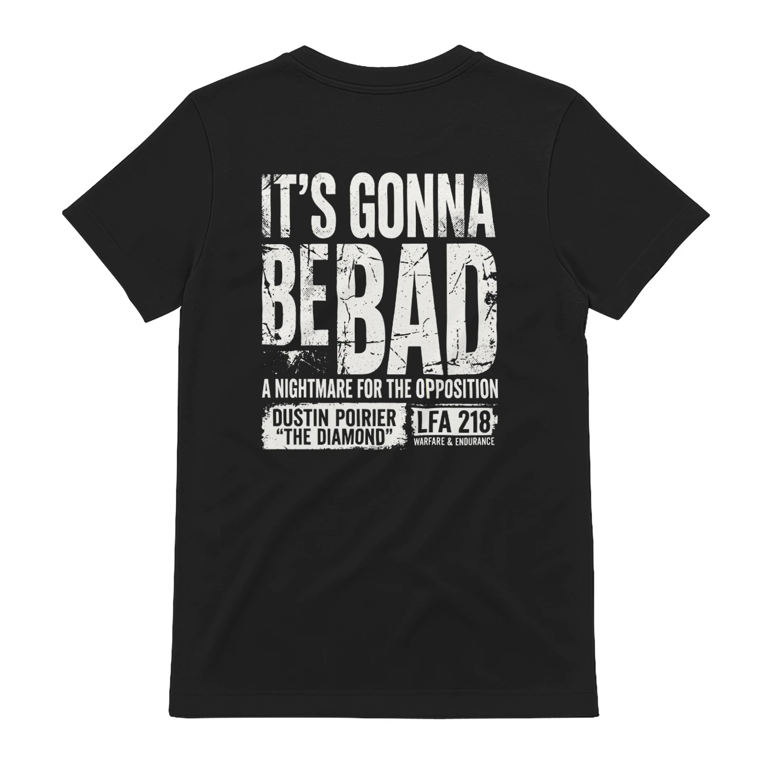 Dustin Poirier Its Gonna Be Bad Mugshot Heavy Cotton T-shirt