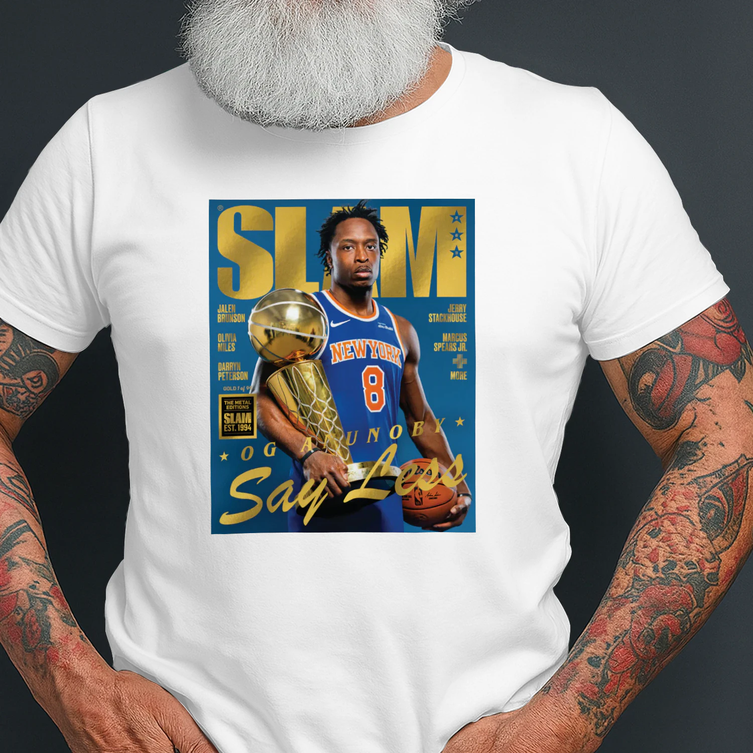 OG Anunoby SLAM 2026 Heavy Cotton T-shirt