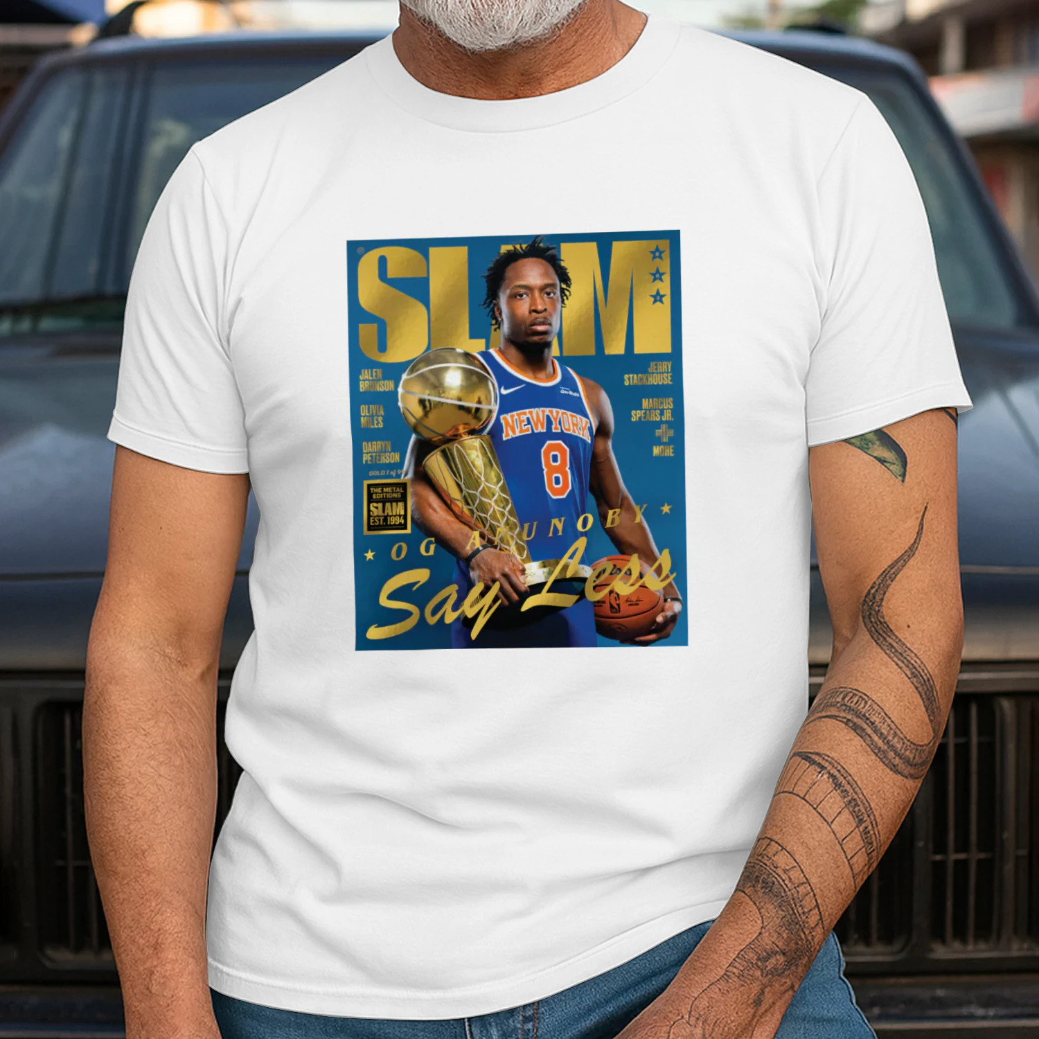 OG Anunoby SLAM 2026 Heavy Cotton T-shirt