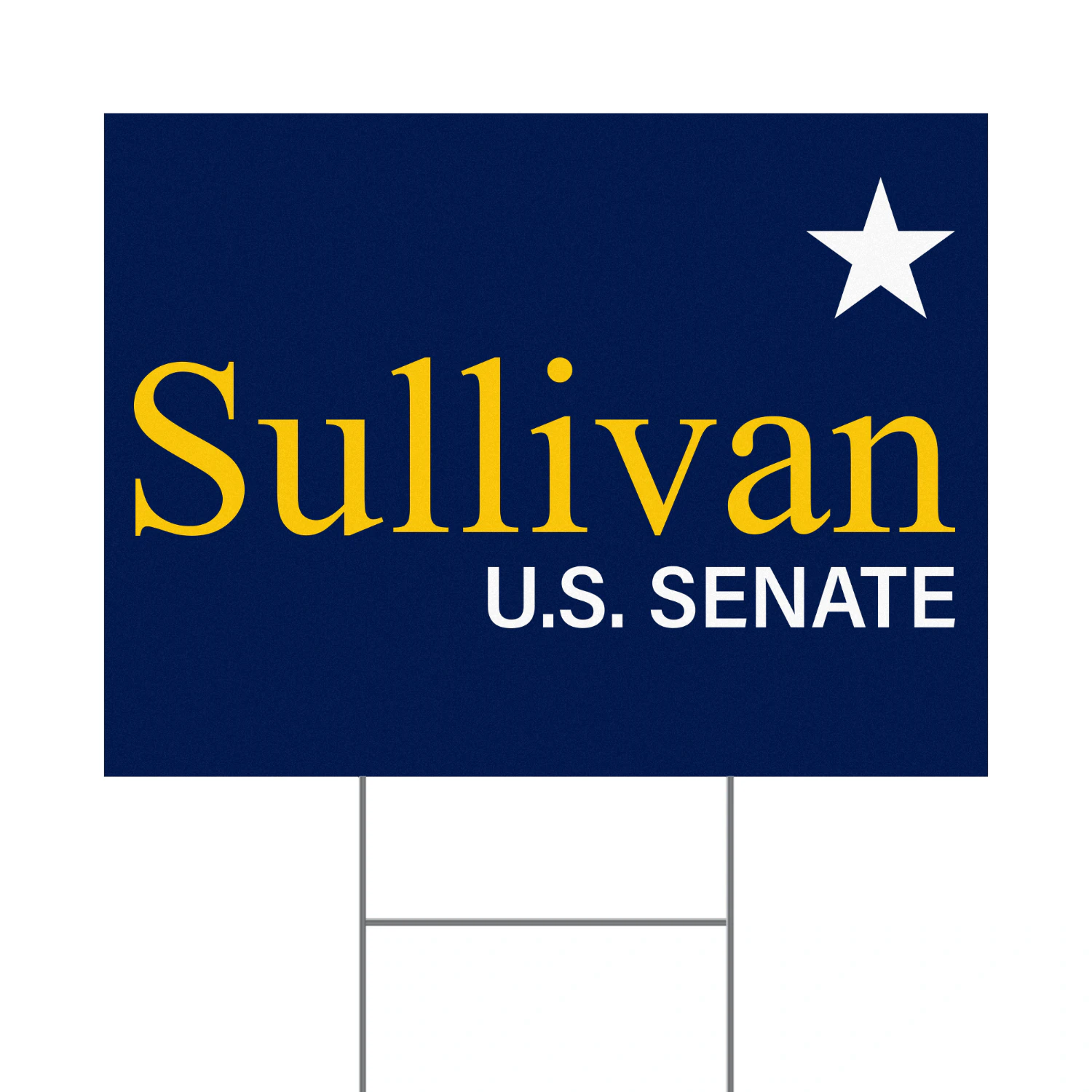 Dan J. Sullivan For Alaska Senate Yard Sign