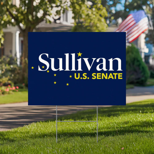 Dan S. Sullivan For Alaska Senate Yard Sign