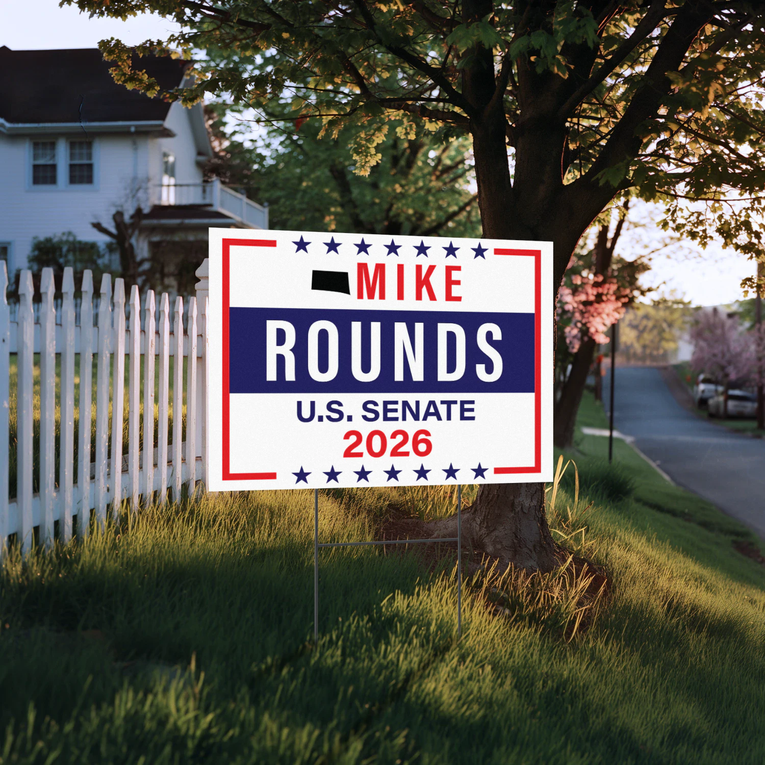 Mike Rounds For US Senate South Dakota Yard Sign