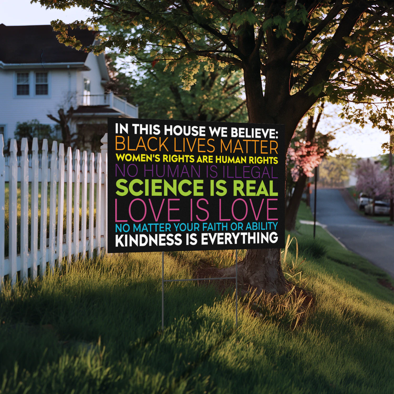 Kindness Is Everything Nicene Creed Yard Sign Inspired by Inspired by JD Vance Viral Debate