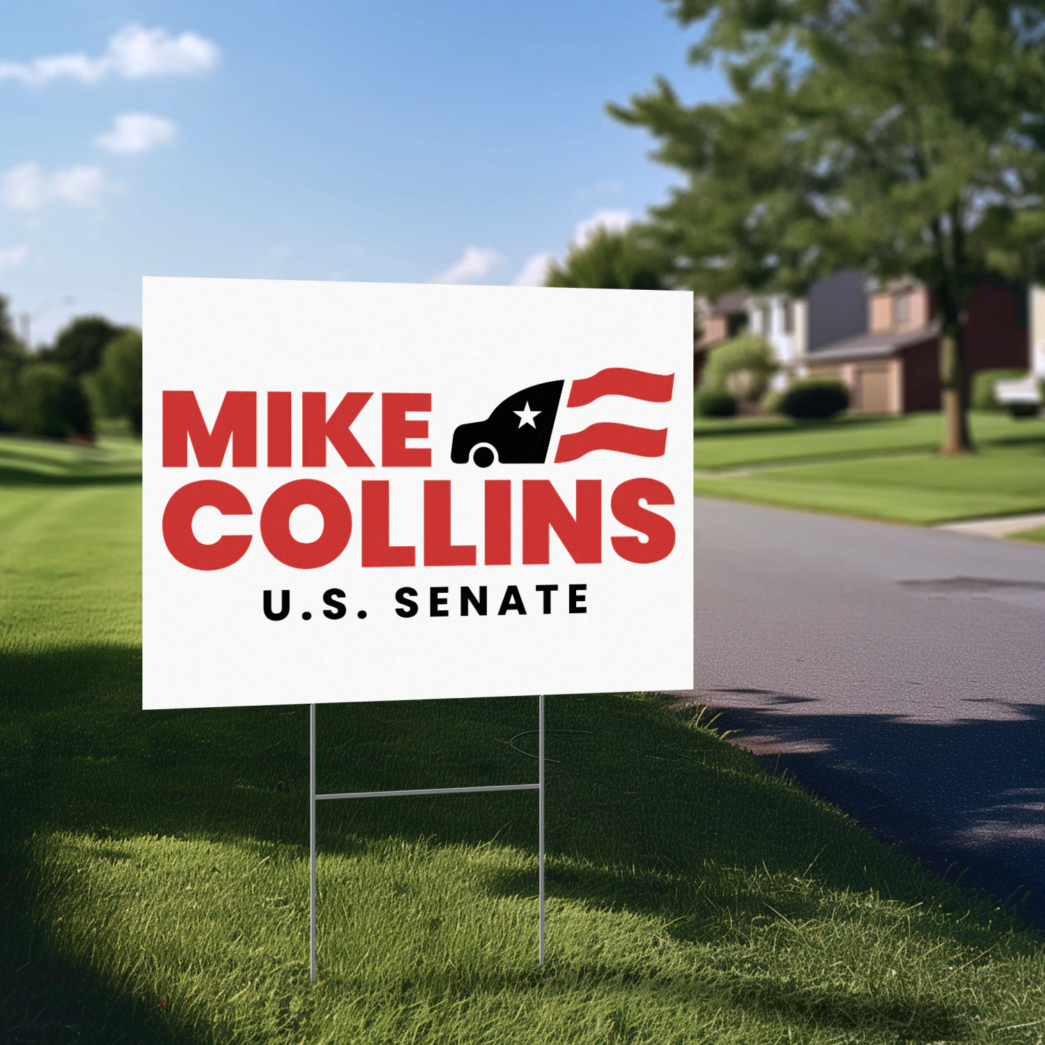 Mike Collins For U.S. Senate Yard Sign
