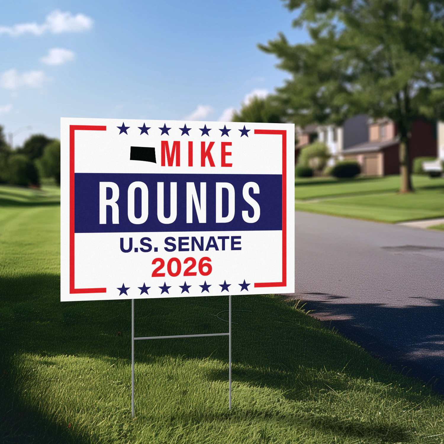 Mike Rounds For US Senate South Dakota Yard Sign
