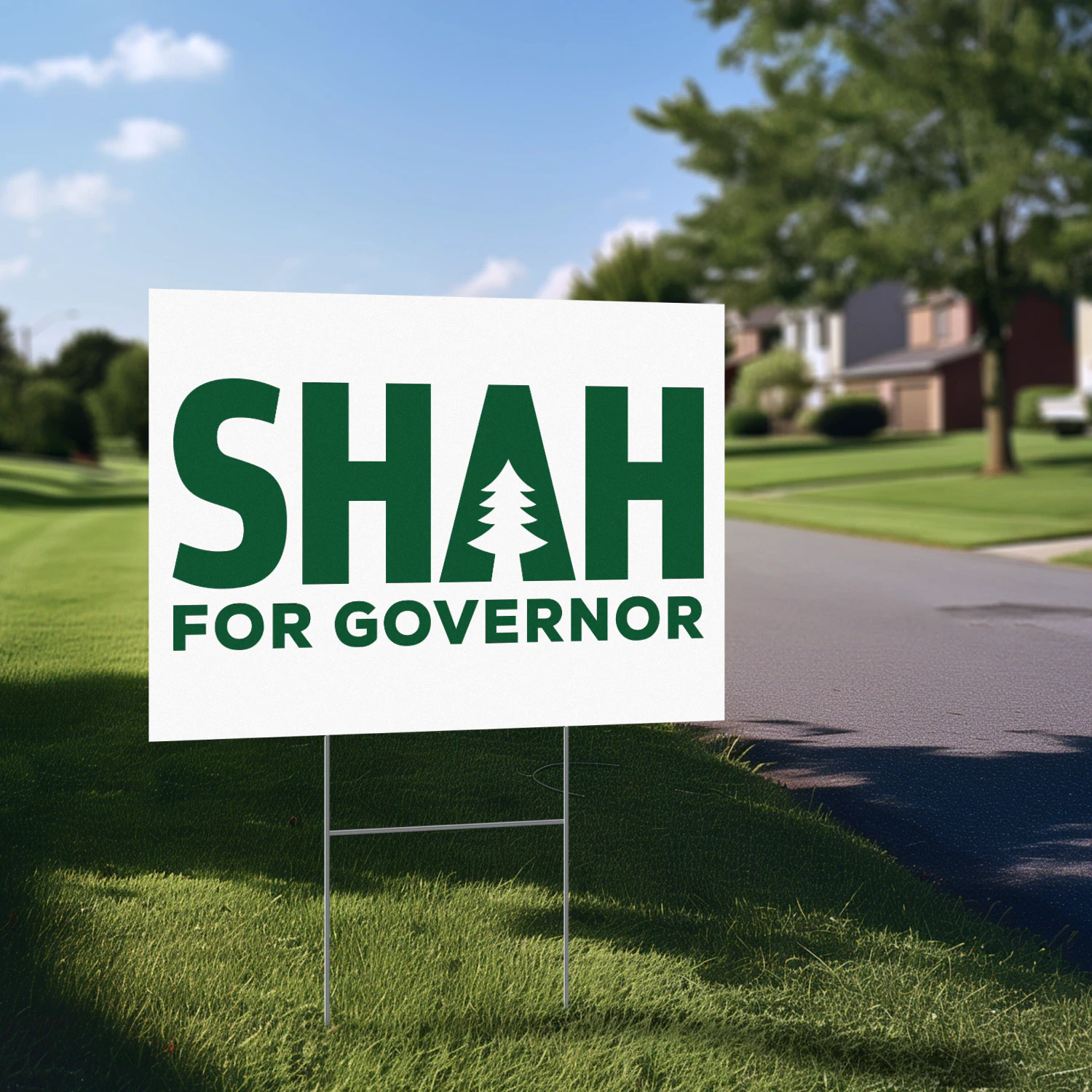 Nirav Shah For Governor Yard Sign