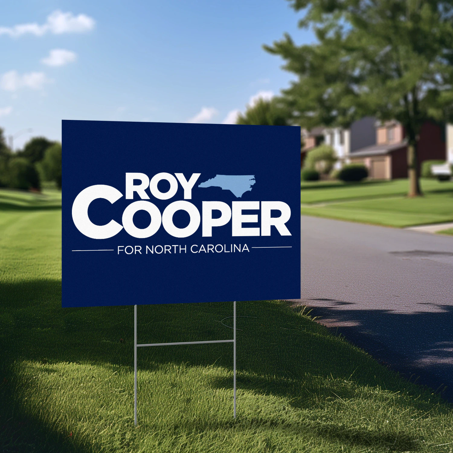 Roy Cooper for North Carolina Yard Sign