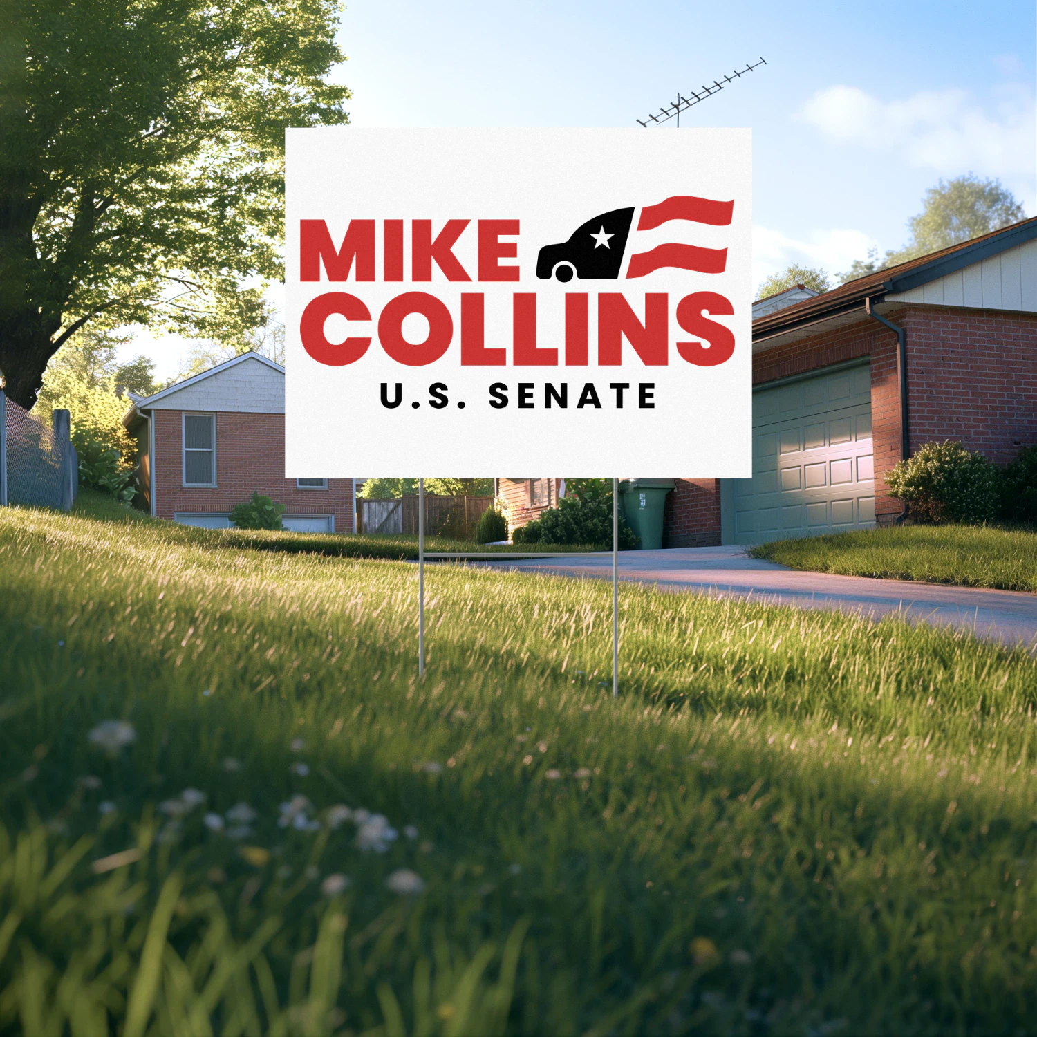 Mike Collins For U.S. Senate Yard Sign