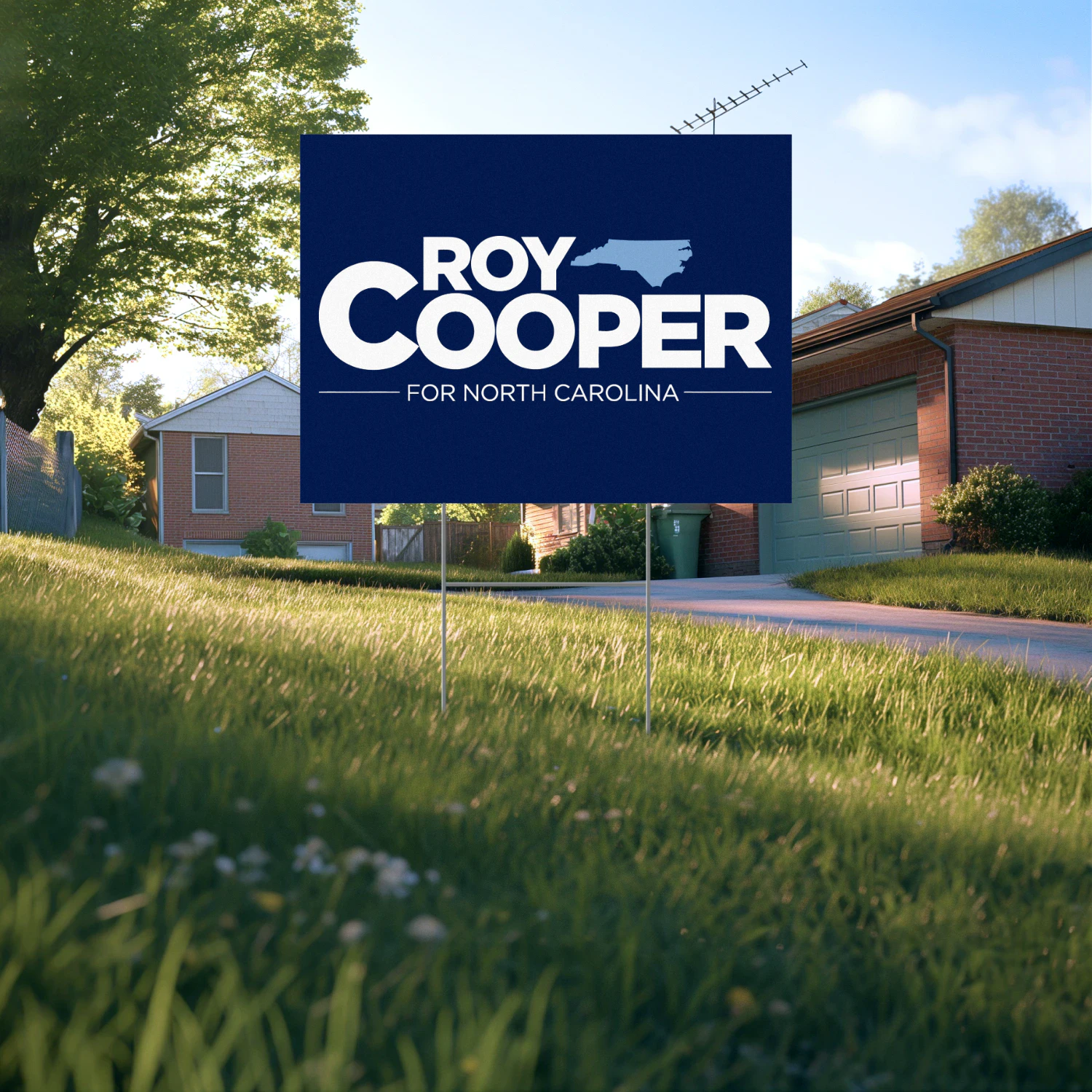Roy Cooper for North Carolina Yard Sign