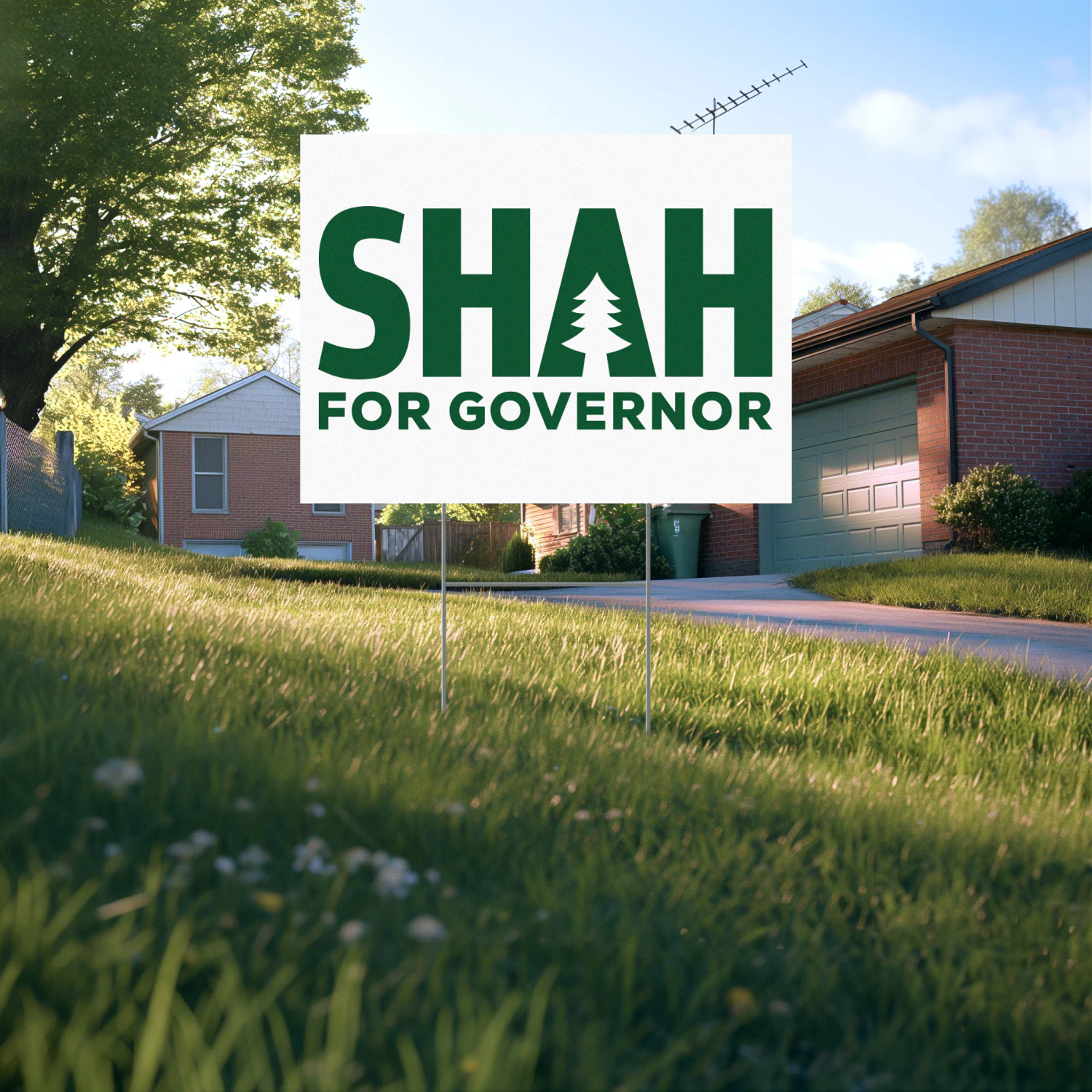 Nirav Shah For Governor Yard Sign