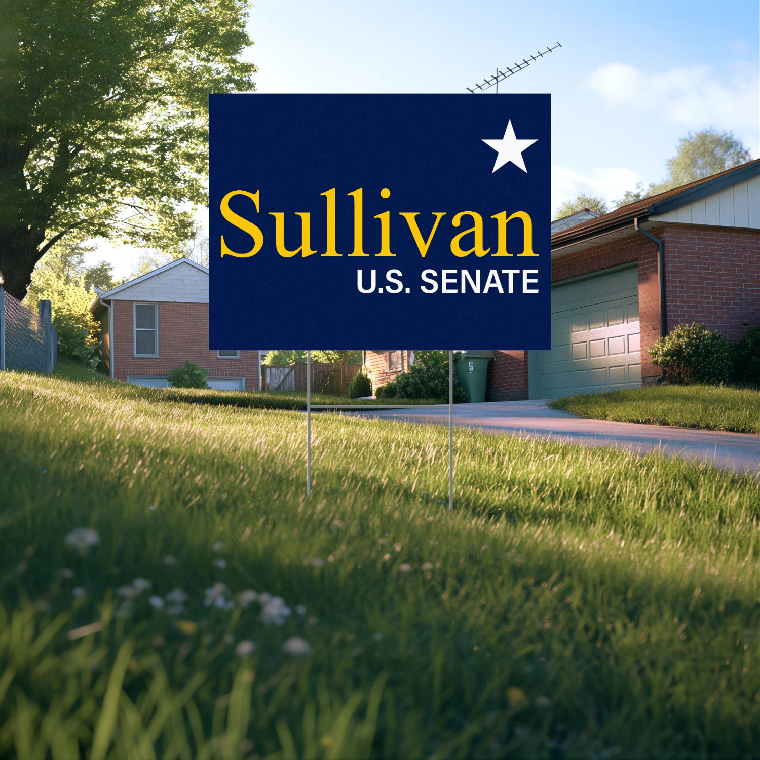 Dan J. Sullivan For Alaska Senate Yard Sign
