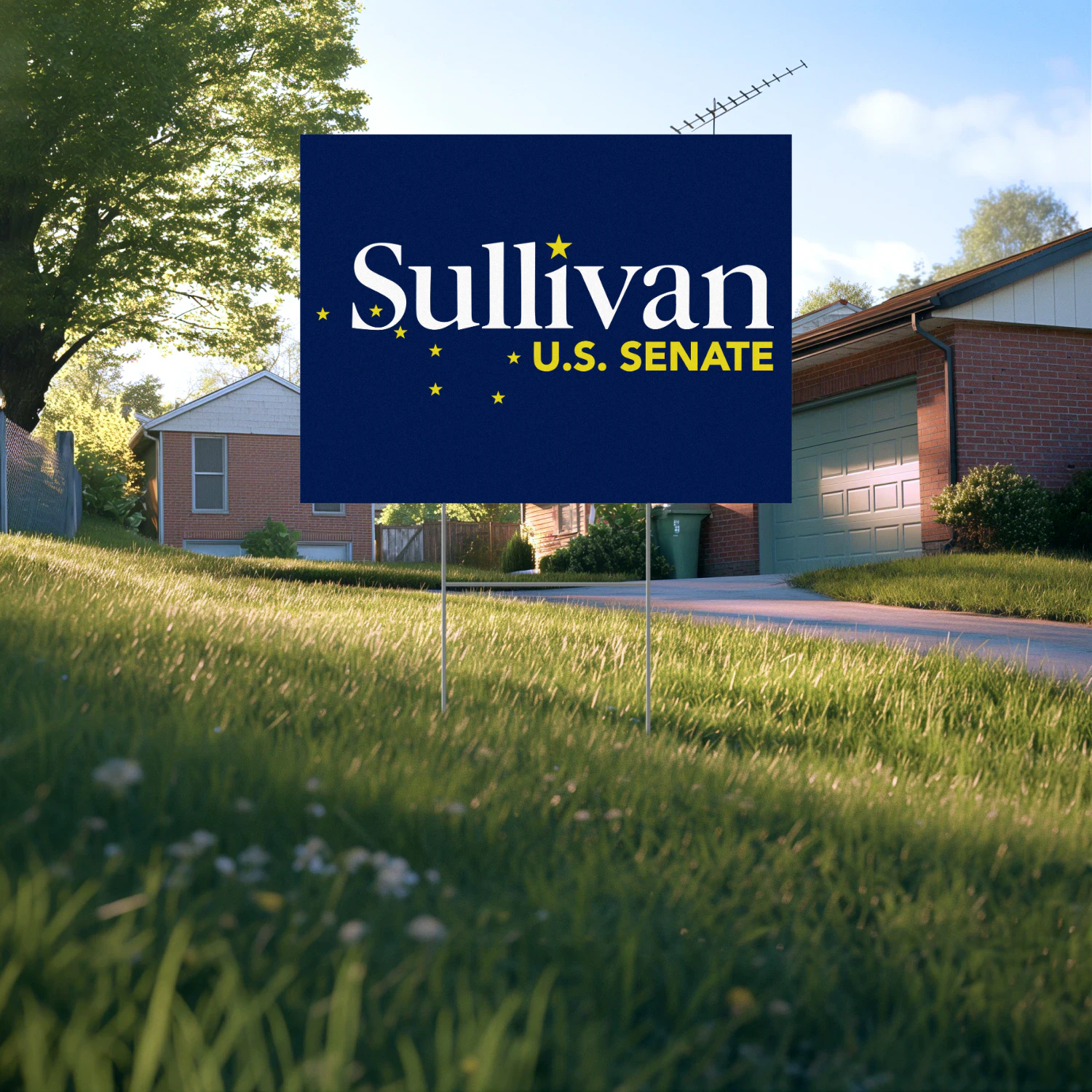 Dan S. Sullivan For Alaska Senate Yard Sign