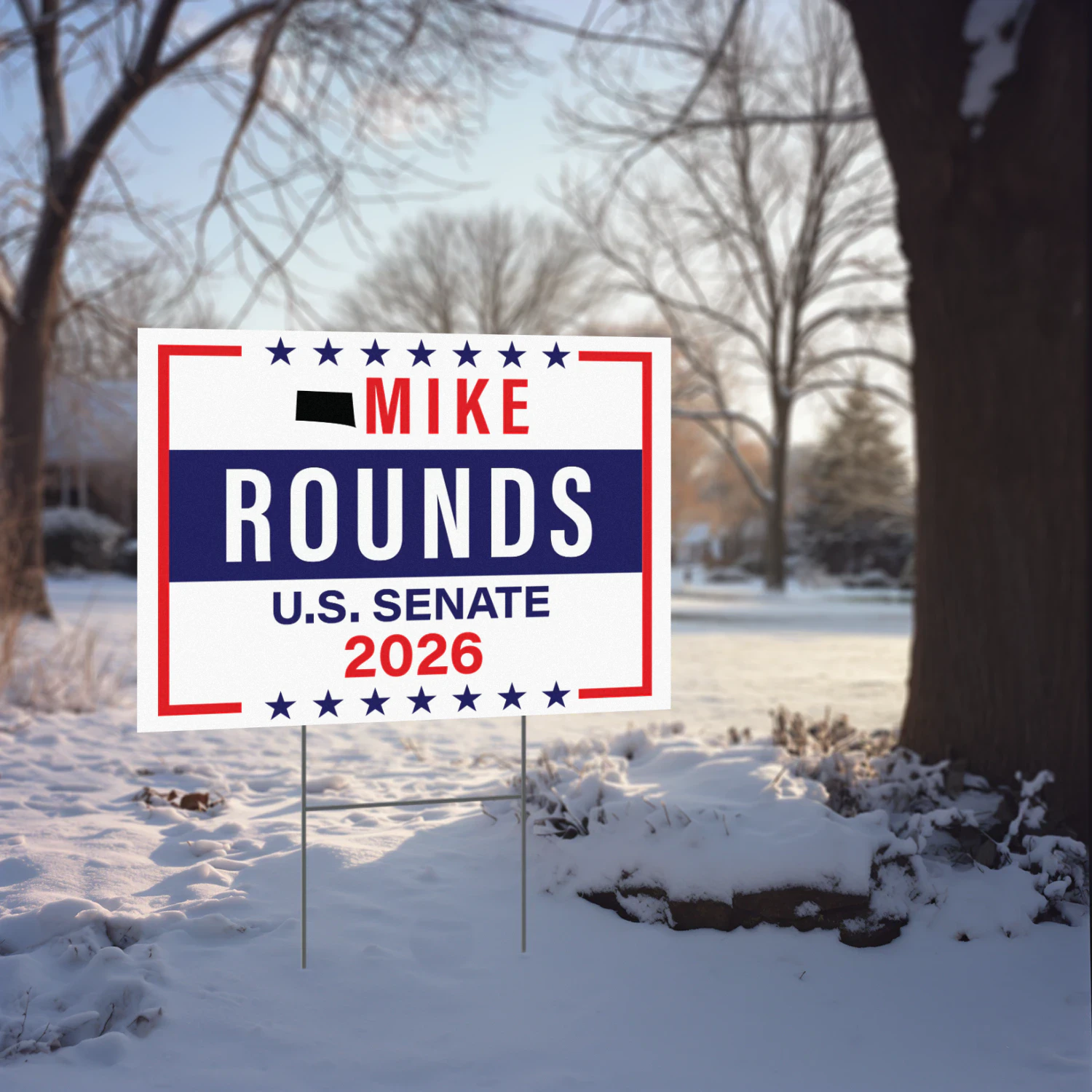 Mike Rounds For US Senate South Dakota Yard Sign