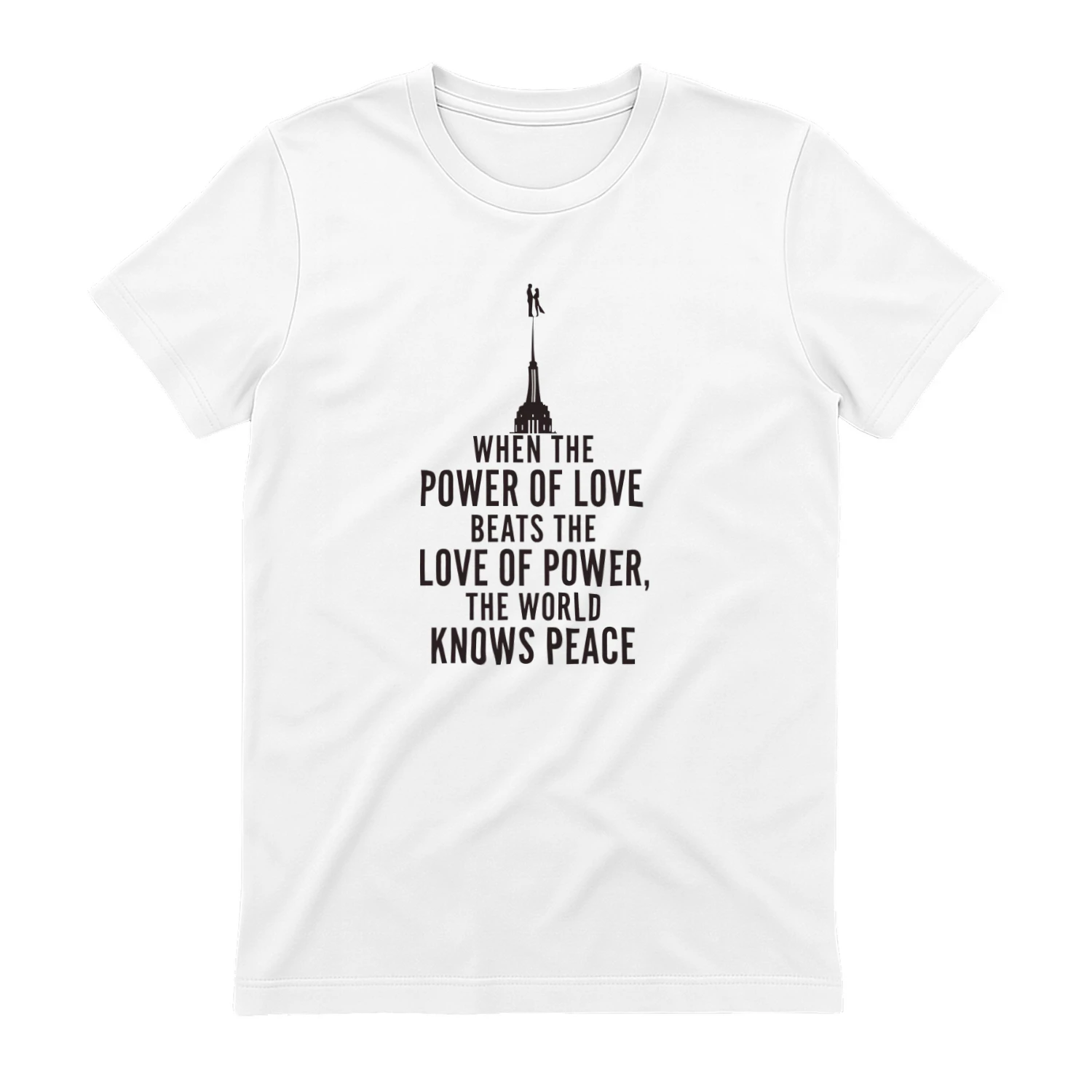 When The Power Of Love Beats The Love Of Power The NYC Skyline Shirt