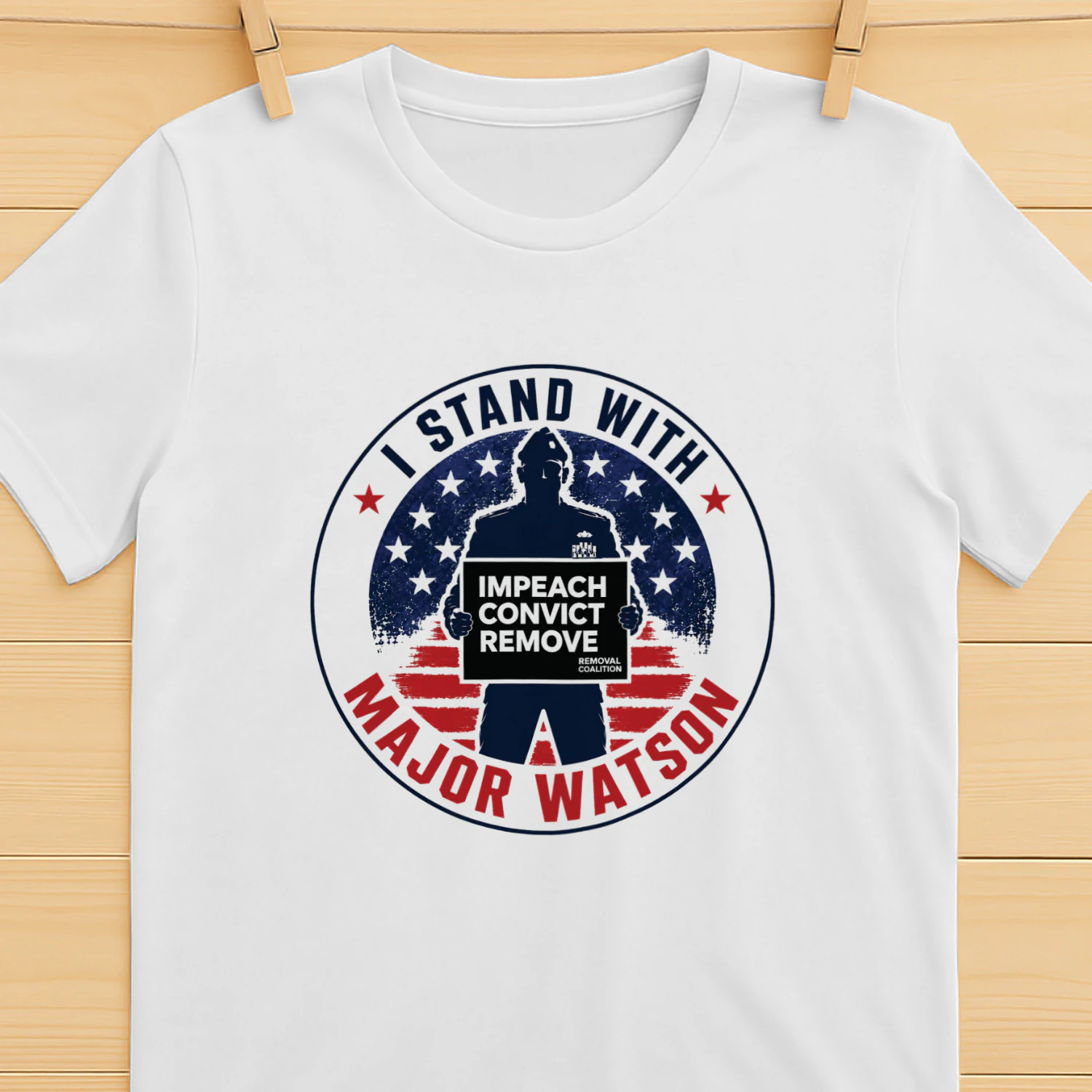 I Stand With Major Jason Watson T-Shirt