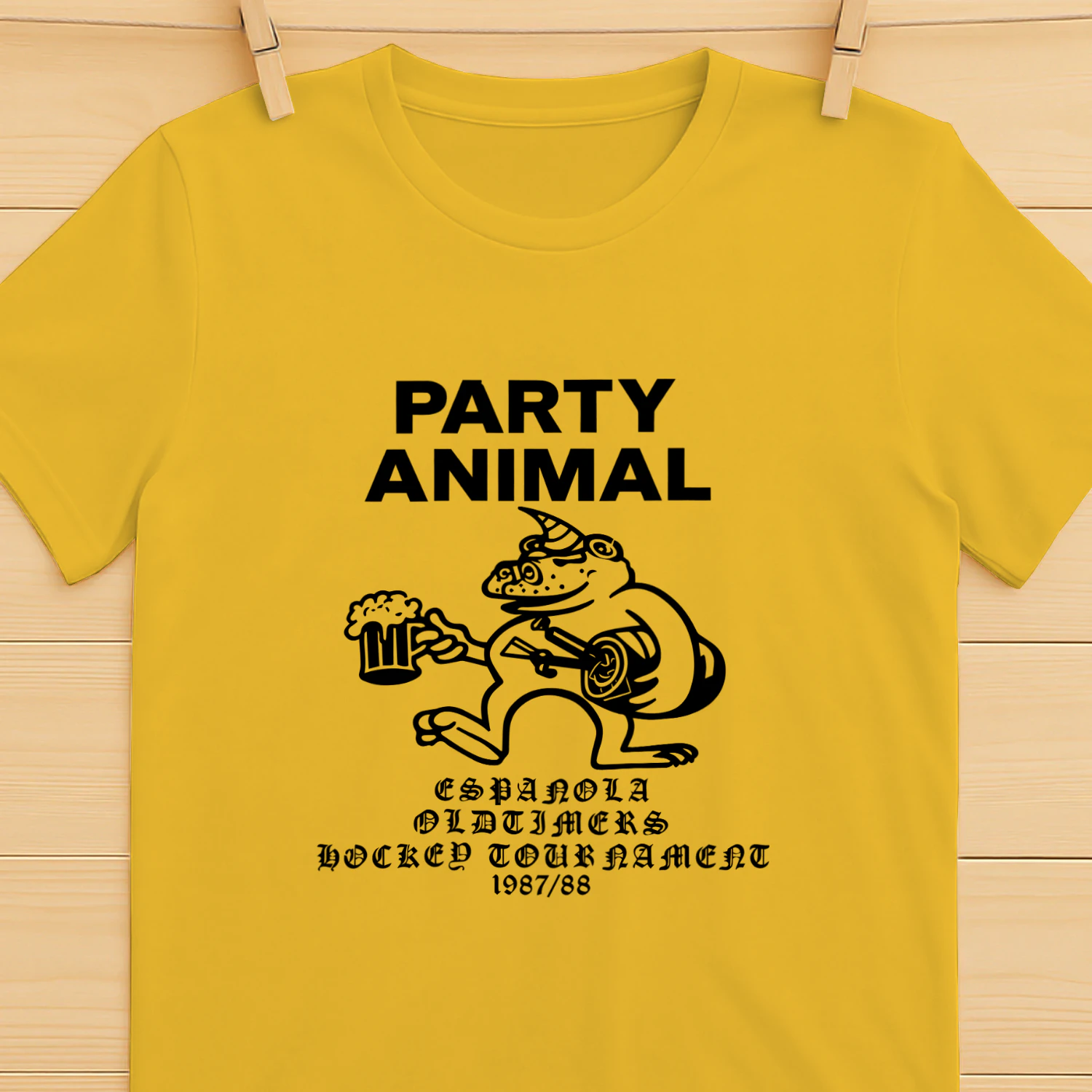 Party Animal Espanola Oldtimers Hockey Tournament Shirt