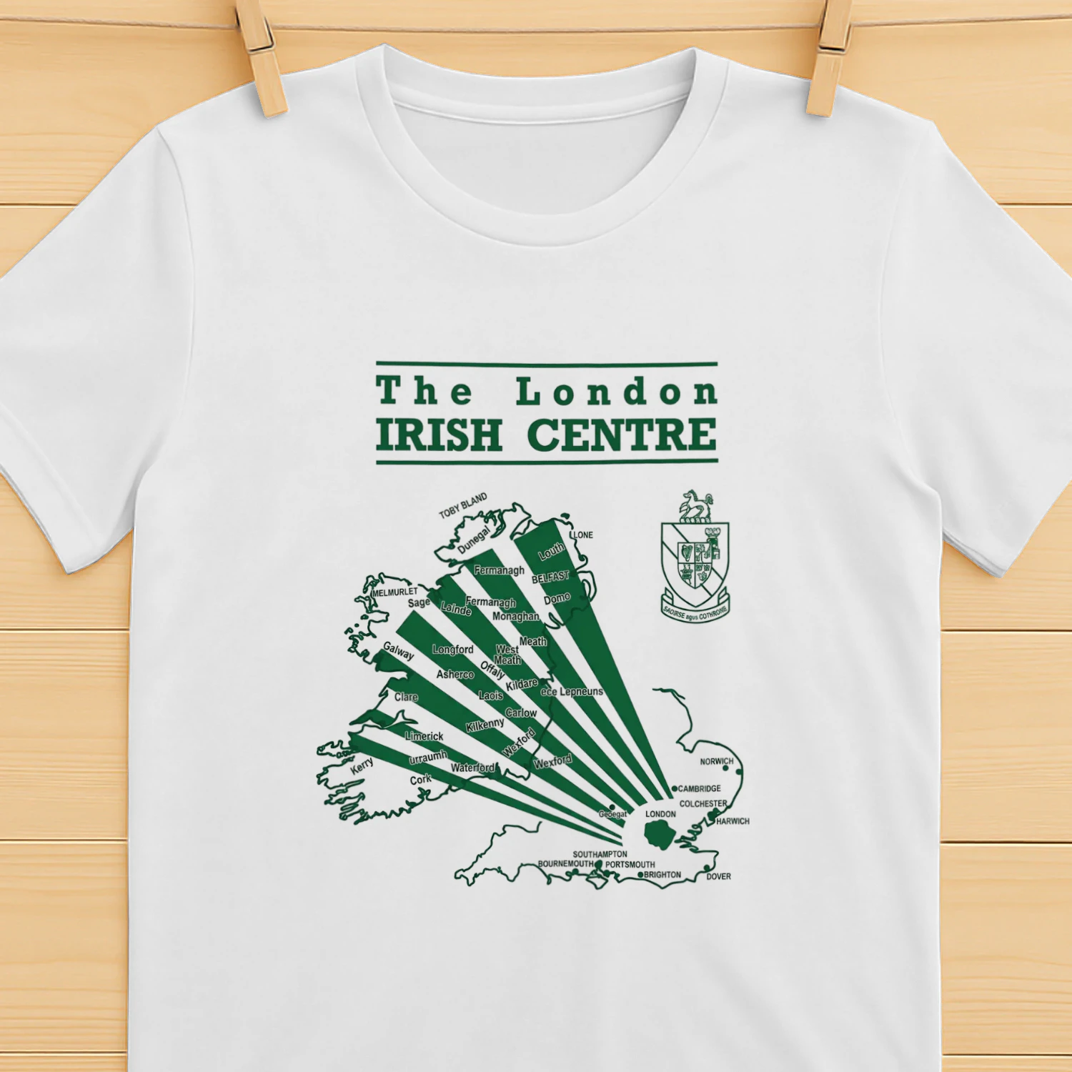 London Irish Centre Shirt The 1987 Map Tee
