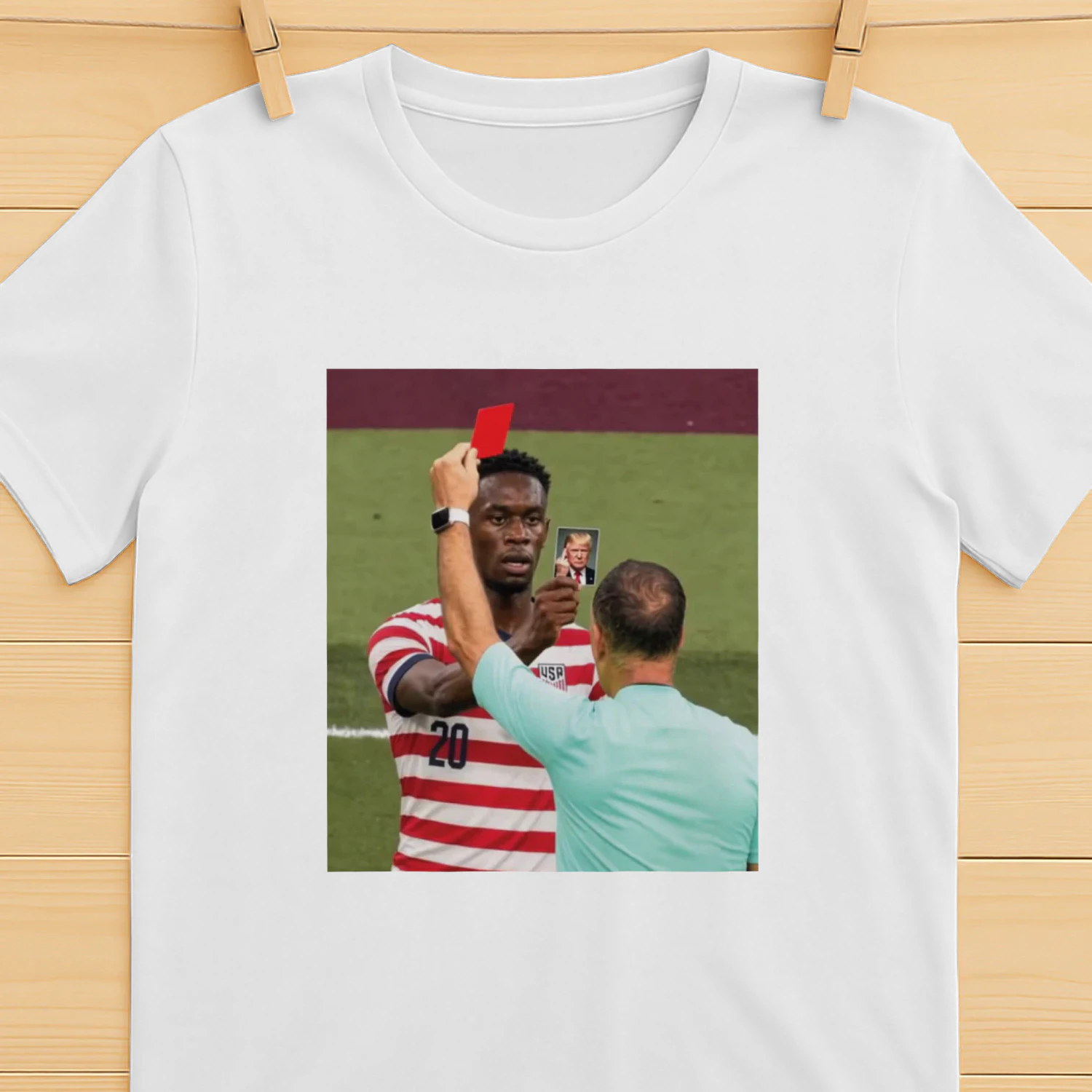 Balogun Red Card Trump Meme Shirt