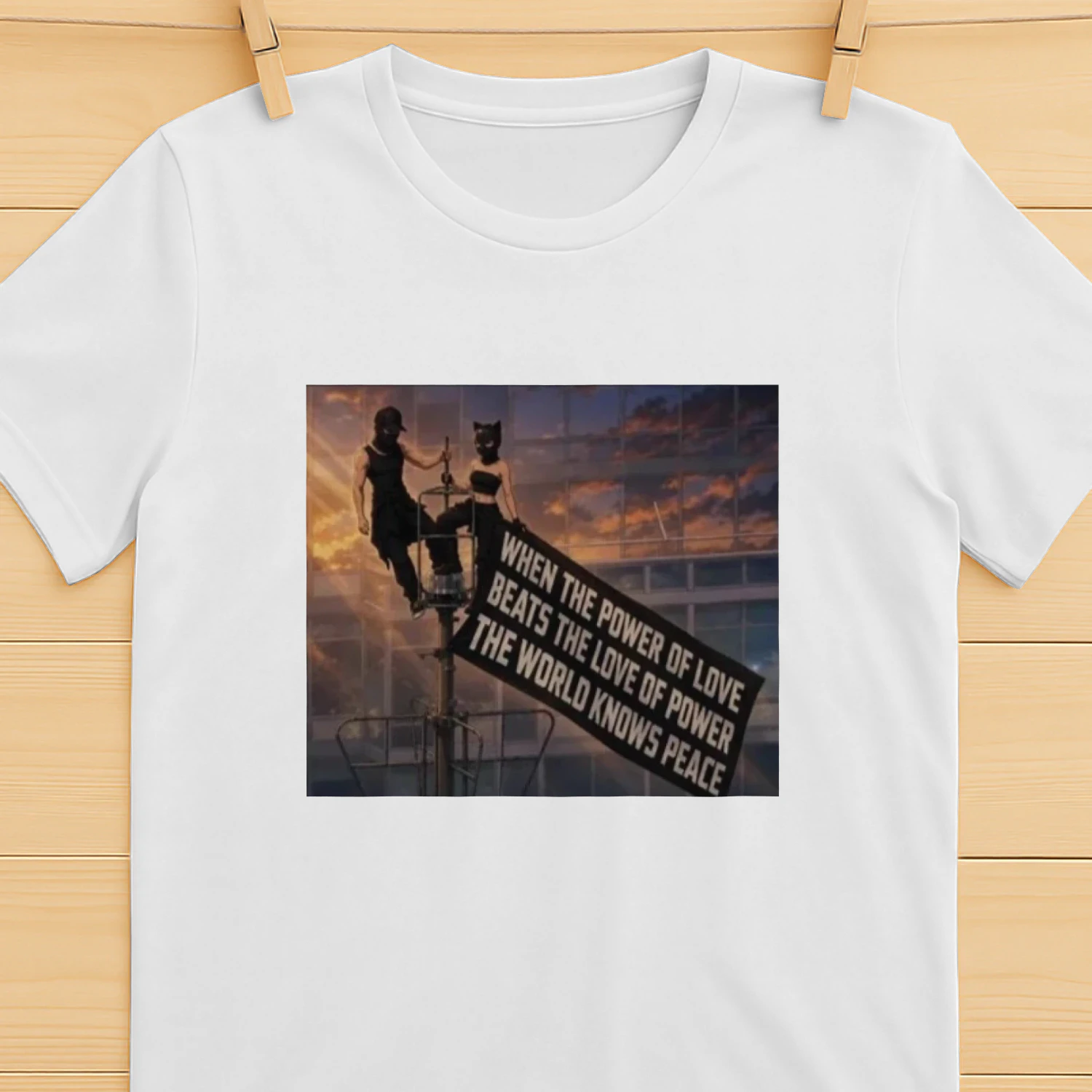 When The Power of Love Beats Love of Power T-Shirt