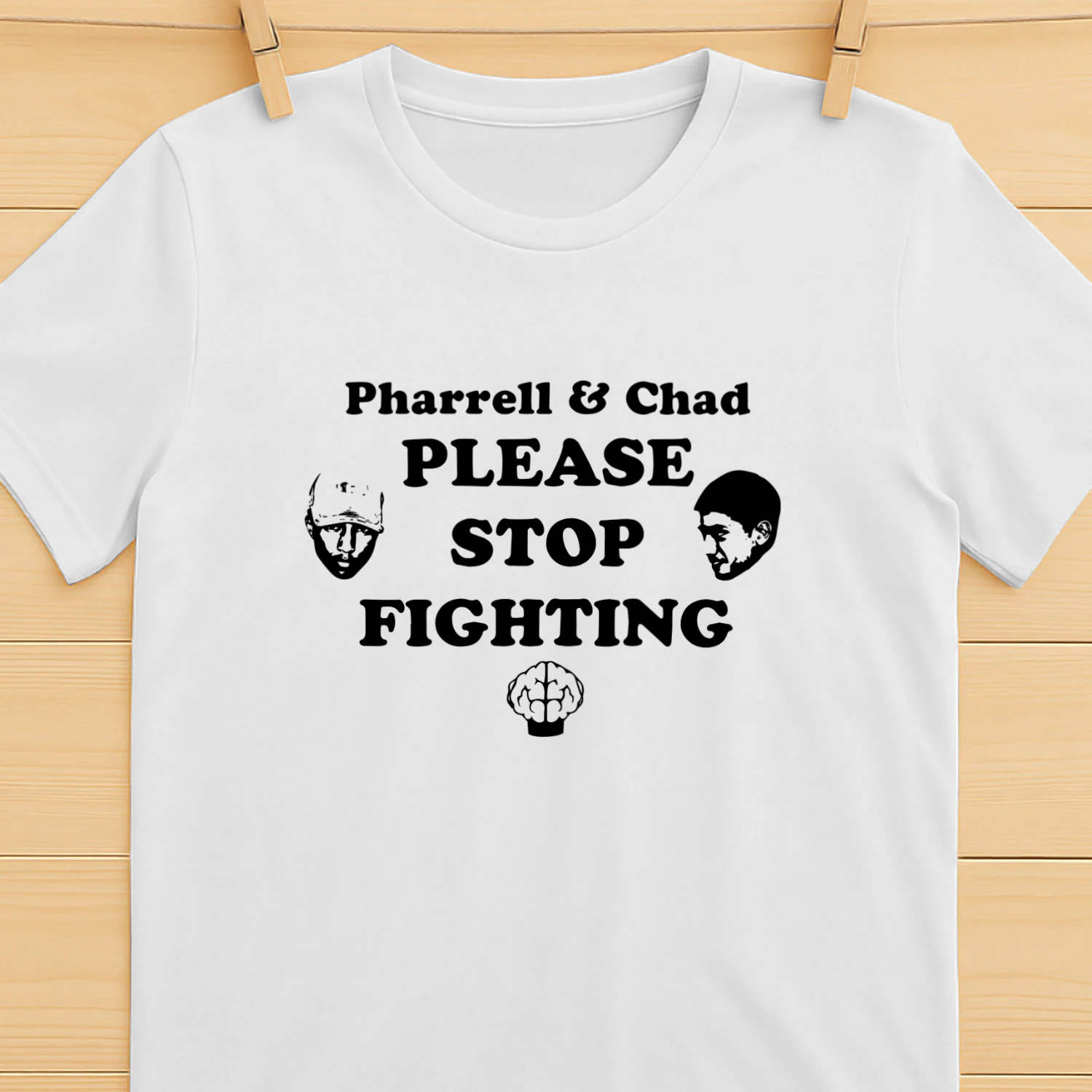 Pharrell Williams Chad Hugo The Neptunes Please Stop Fighting Shirt